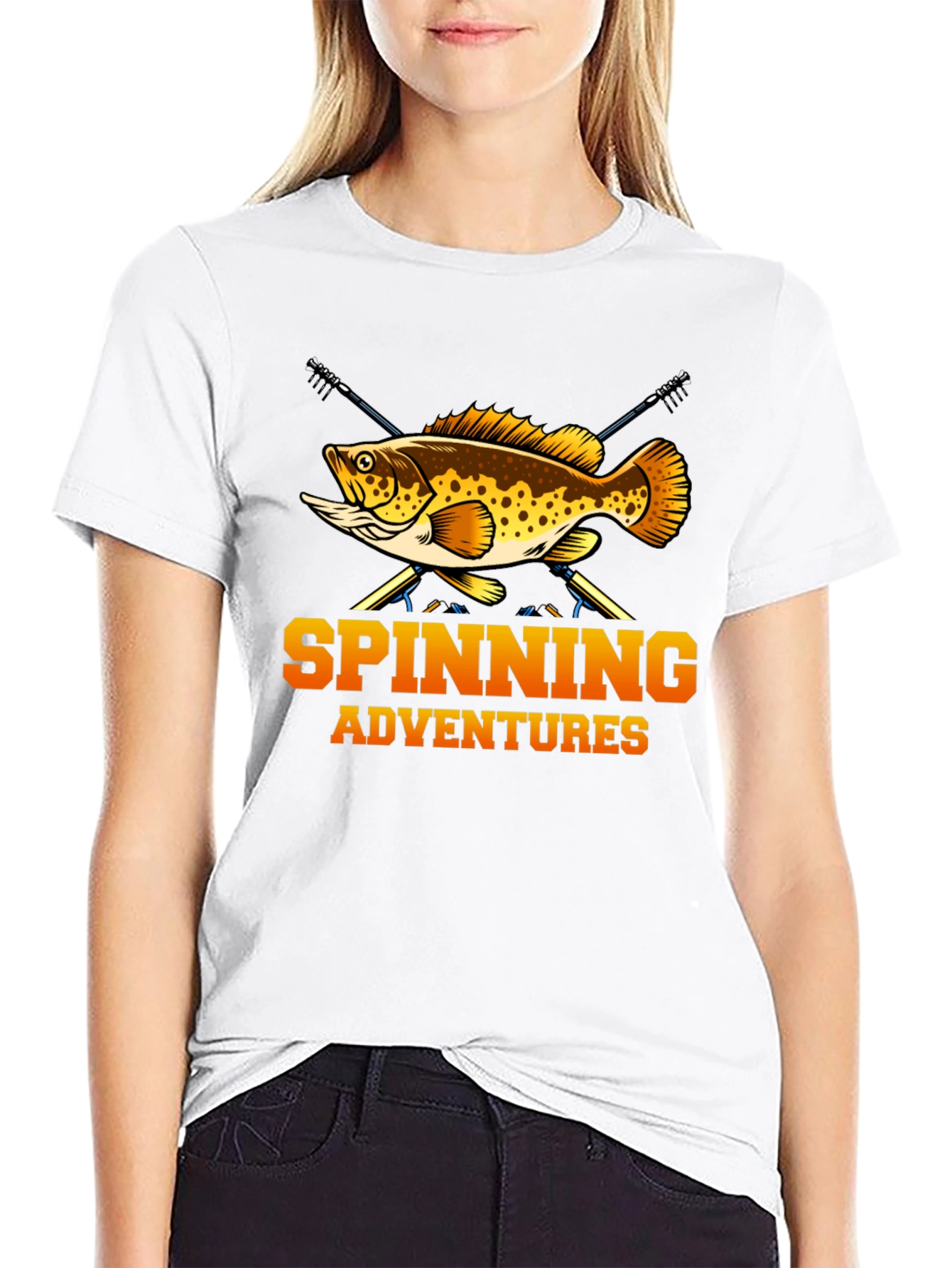 Spinning Adventures Fishing T-Shirt - Angler Tee