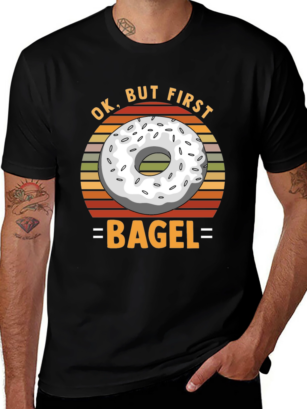 Ok But First Bagel T-Shirt
