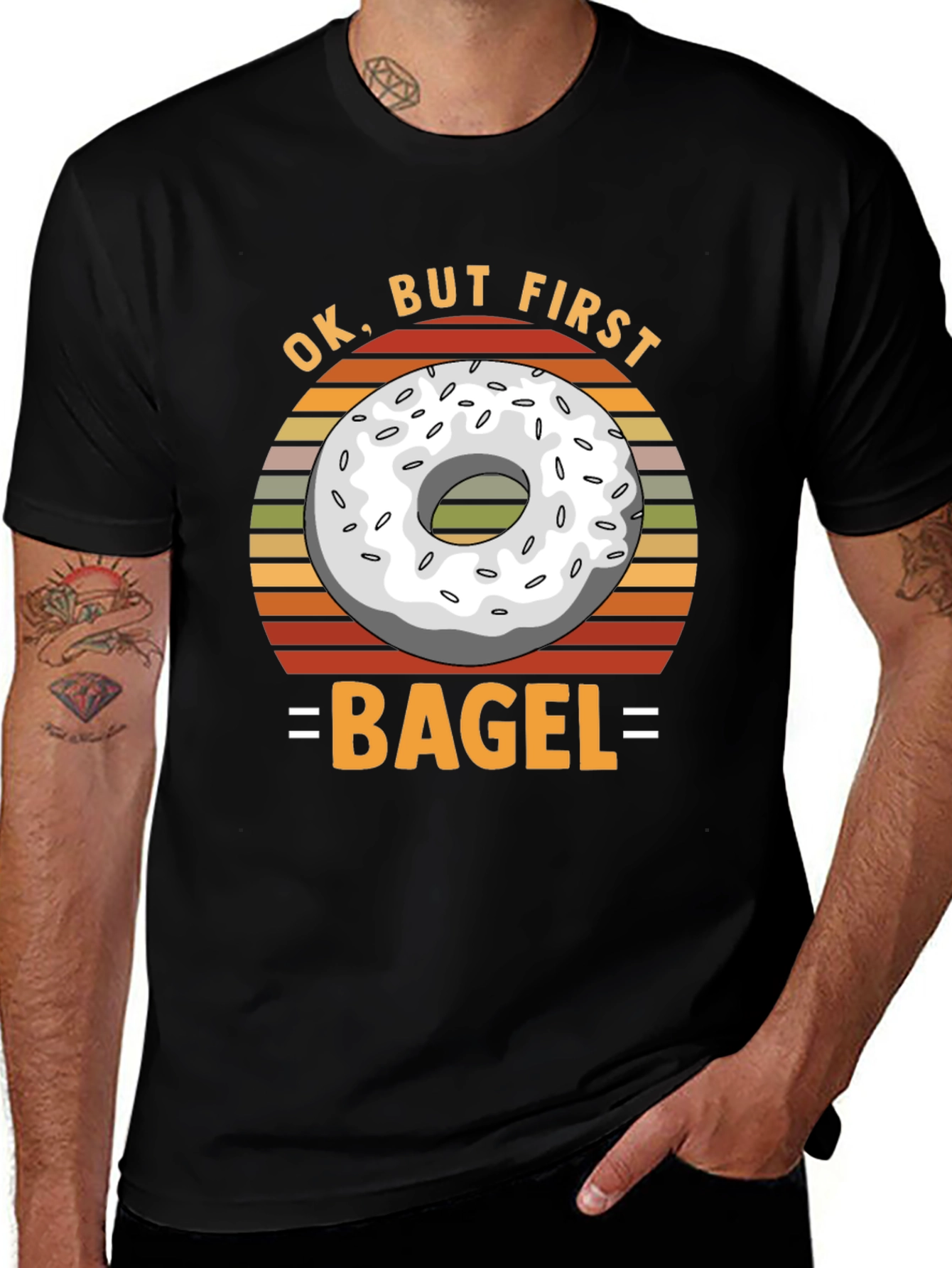 Ok But First Bagel T-Shirt