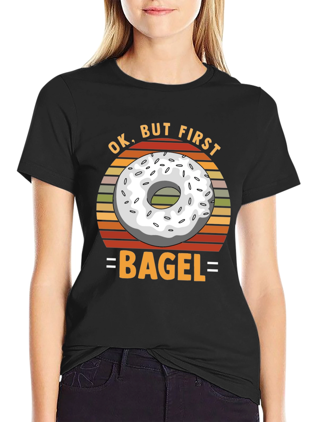 Ok But First Bagel T-Shirt