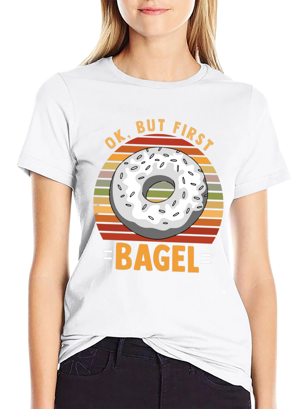 Ok But First Bagel T-Shirt