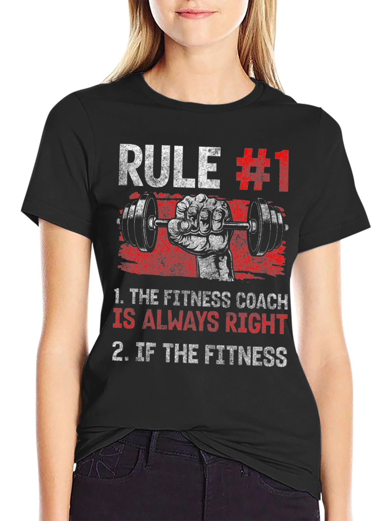 Rule #1 Fitness Coach T-Shirt - Workout Gym Tee