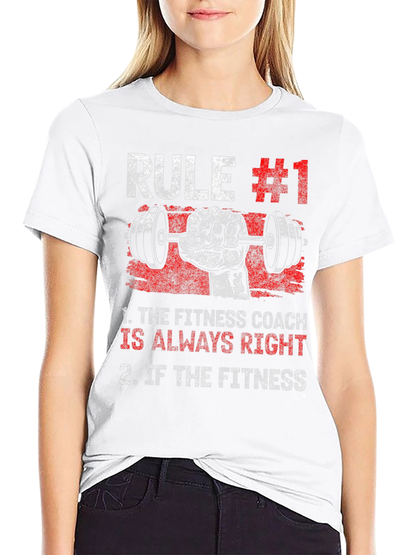 Rule #1 Fitness Coach T-Shirt - Workout Gym Tee