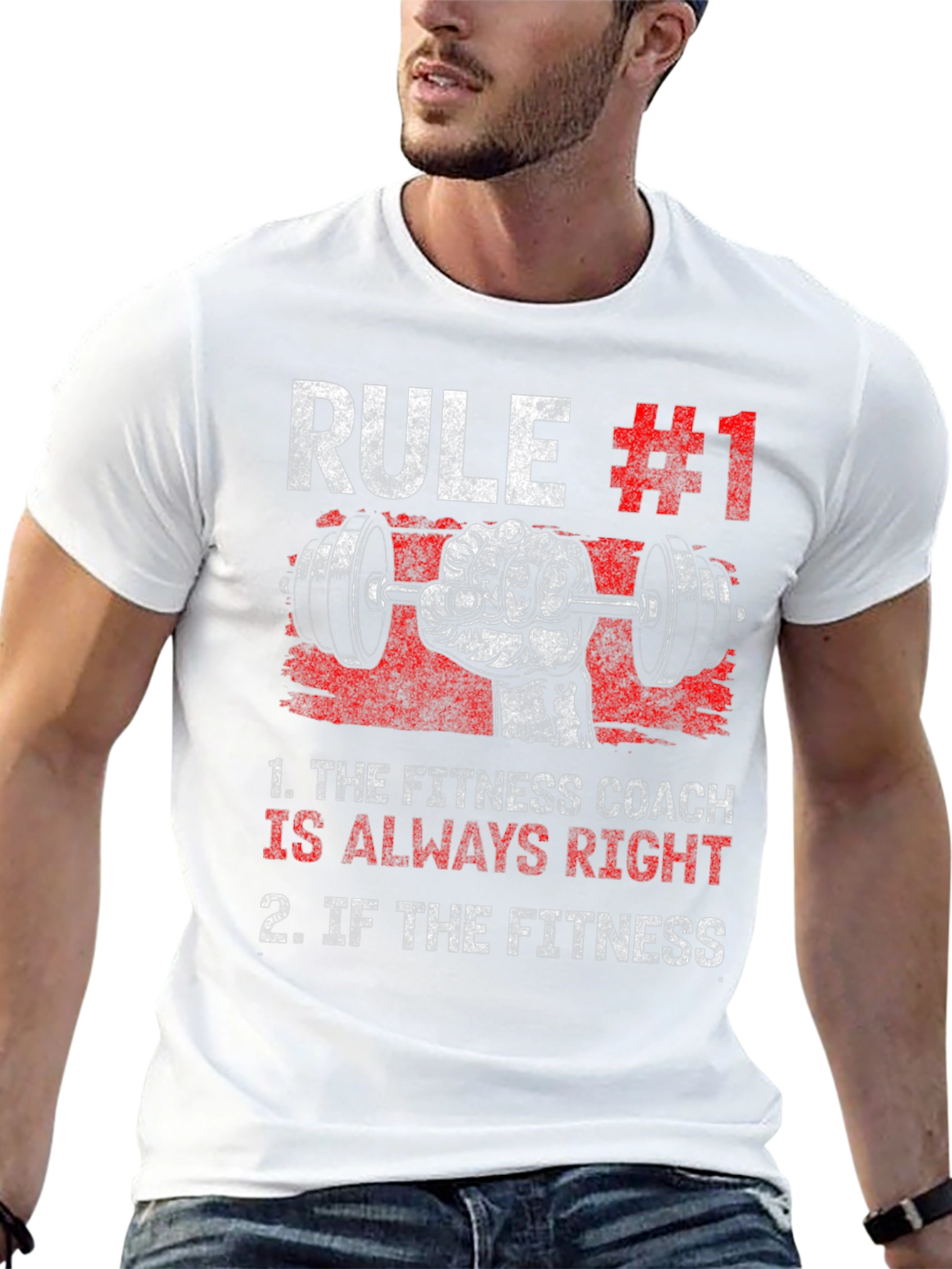 Rule #1 Fitness Coach T-Shirt - Workout Gym Tee
