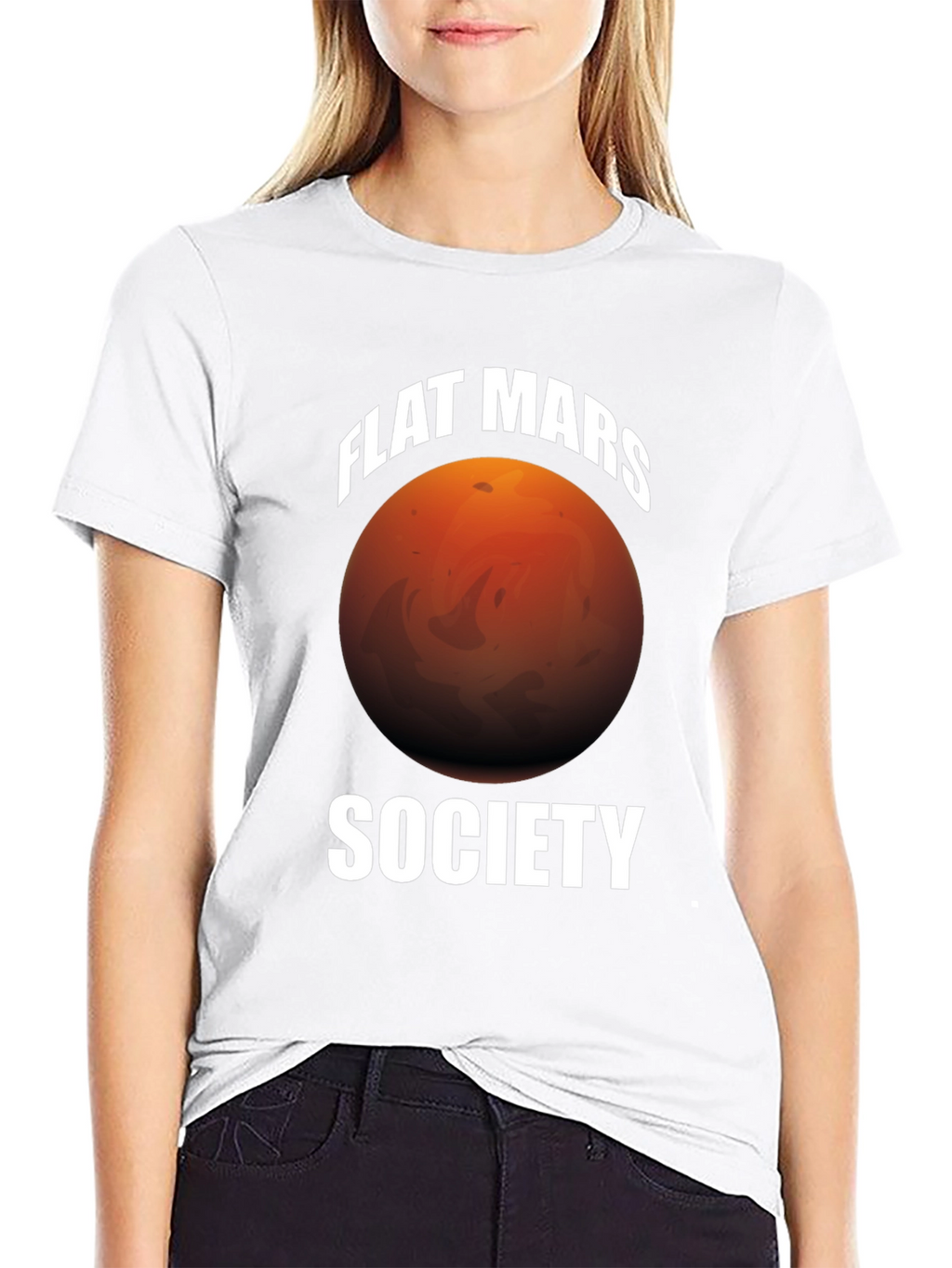 Flat Mars Society Graphic T-Shirt