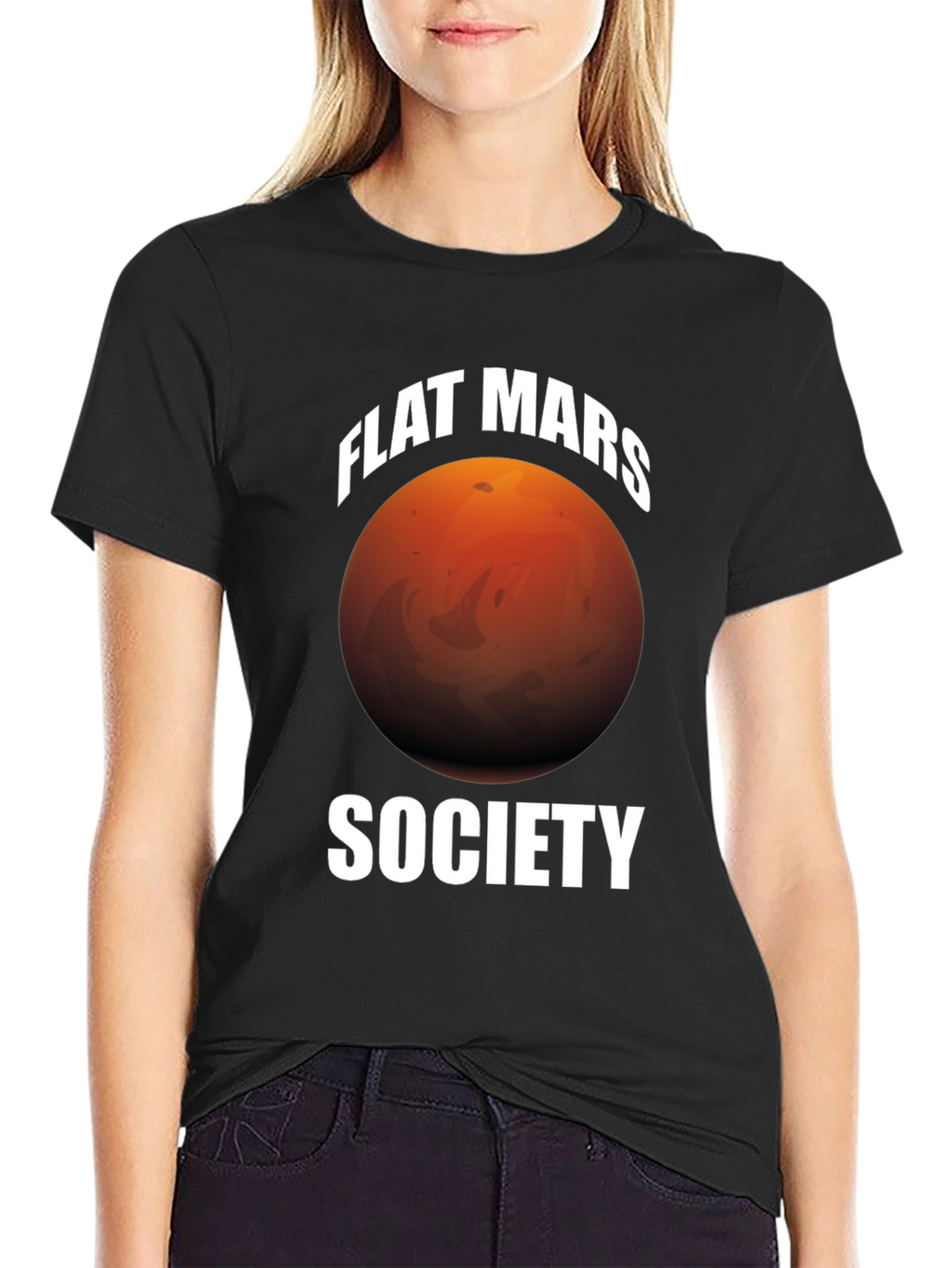 Flat Mars Society Graphic T-Shirt
