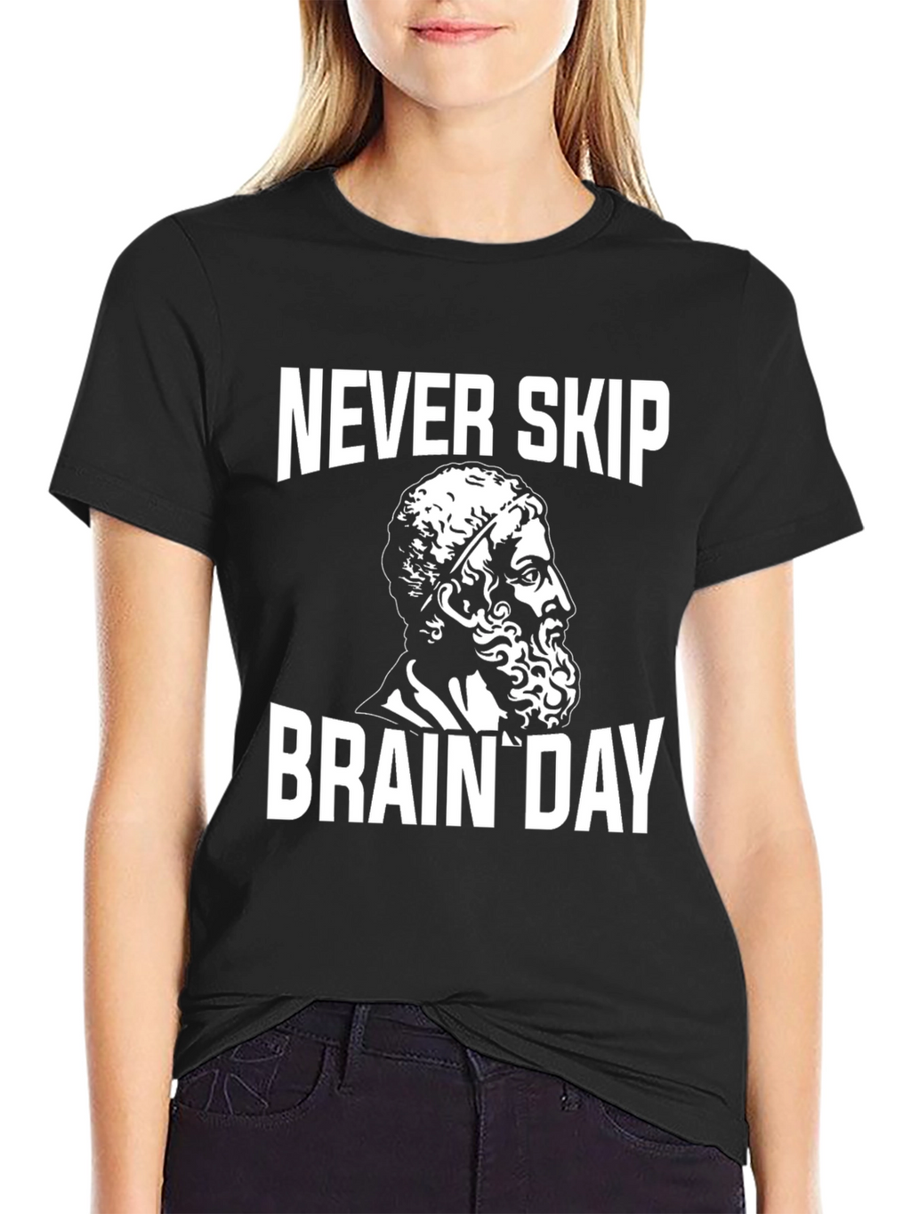 Never Skip Brain Day T-Shirt - Classic Design