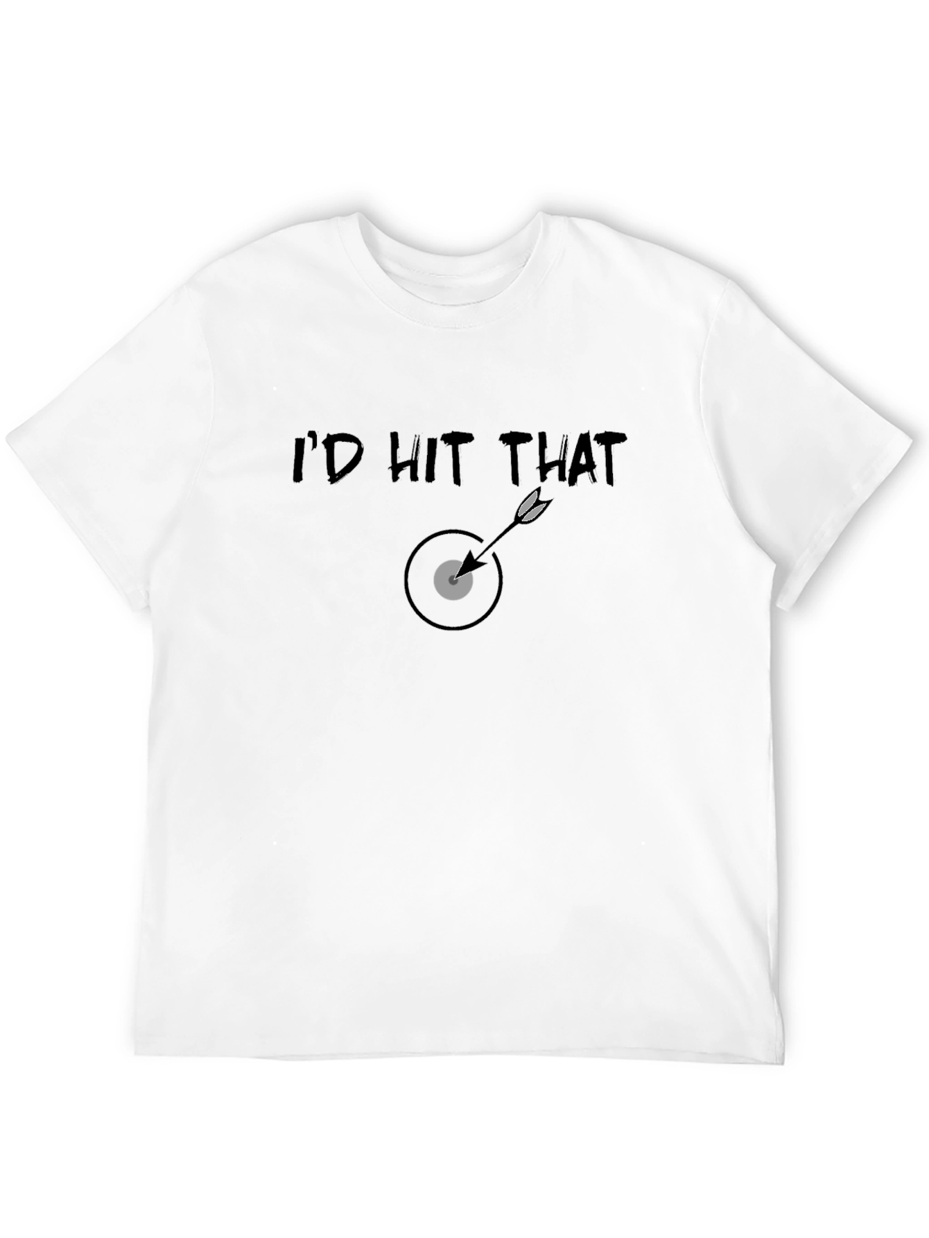 Id Hit That T-Shirt - Funny Arrow Target Tee