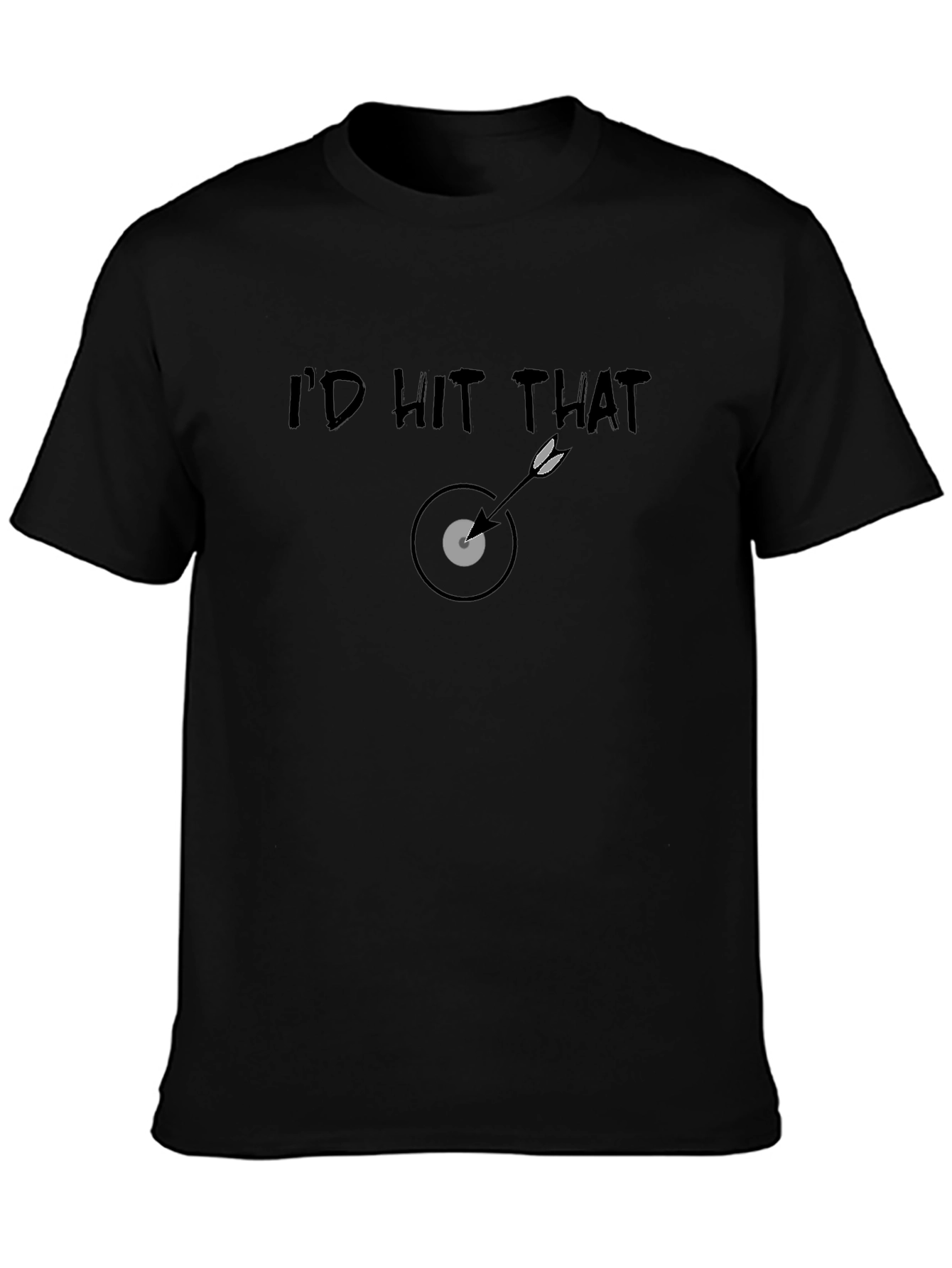 Id Hit That T-Shirt - Funny Arrow Target Tee