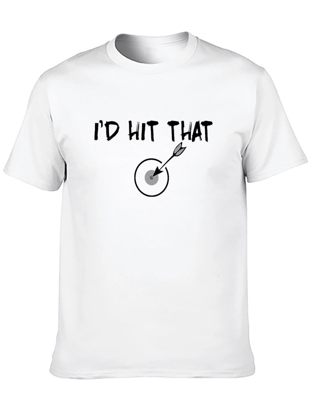 Id Hit That T-Shirt - Funny Arrow Target Tee