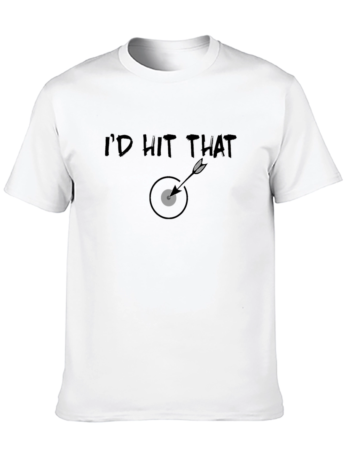 Id Hit That T-Shirt - Funny Arrow Target Tee