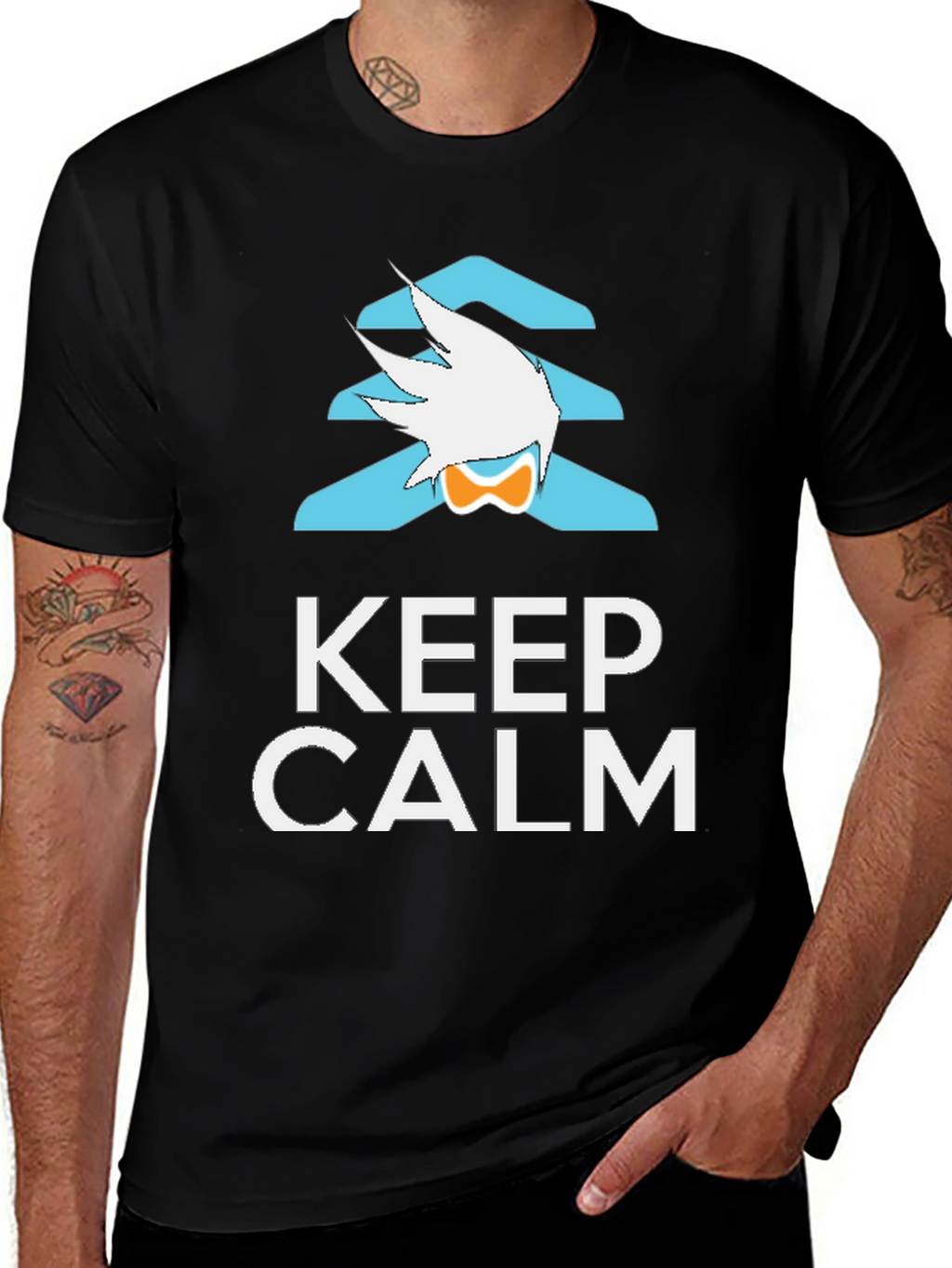 Keep Calm Overwatch T-Shirt Black