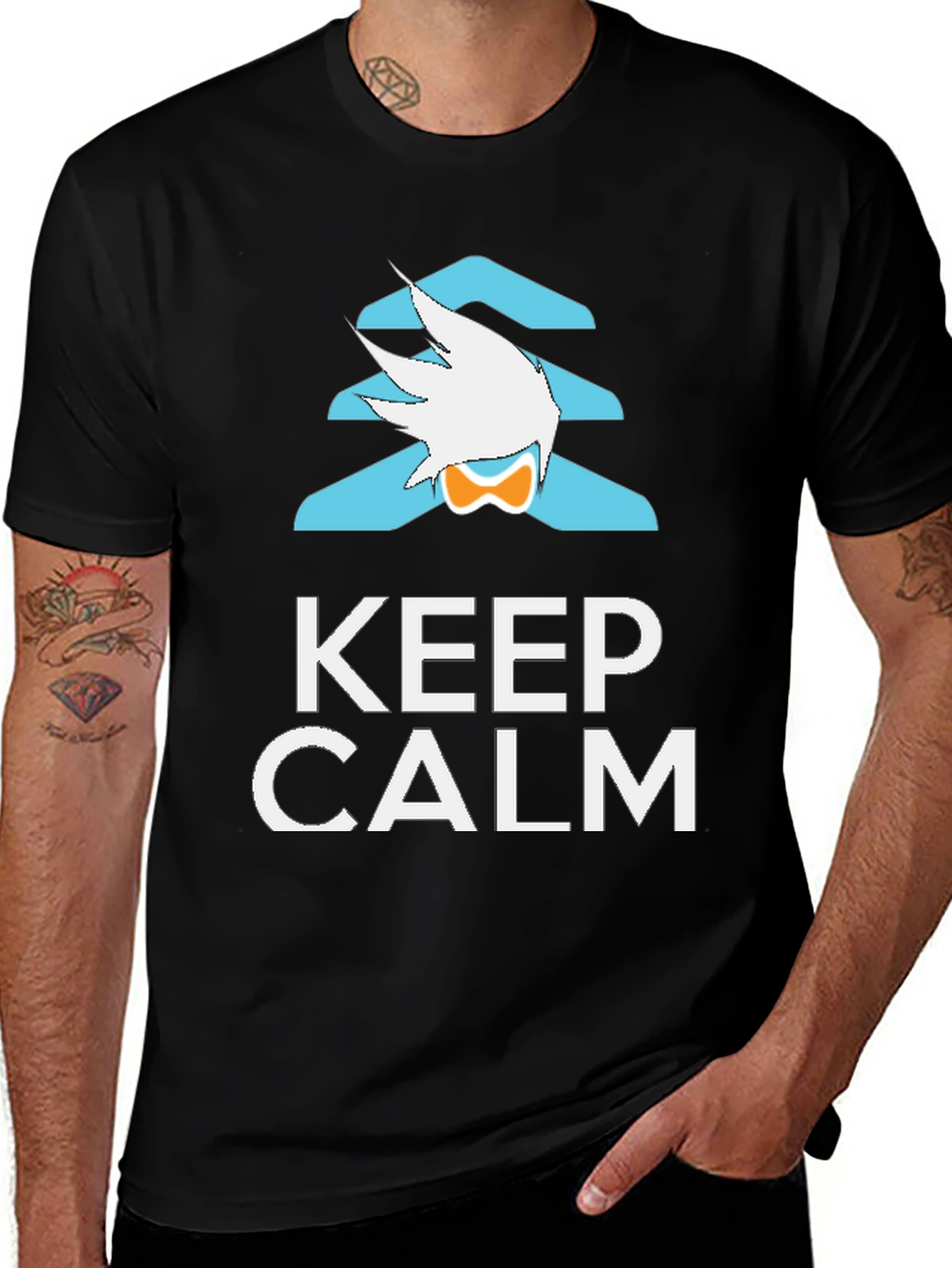 Keep Calm Overwatch T-Shirt Black