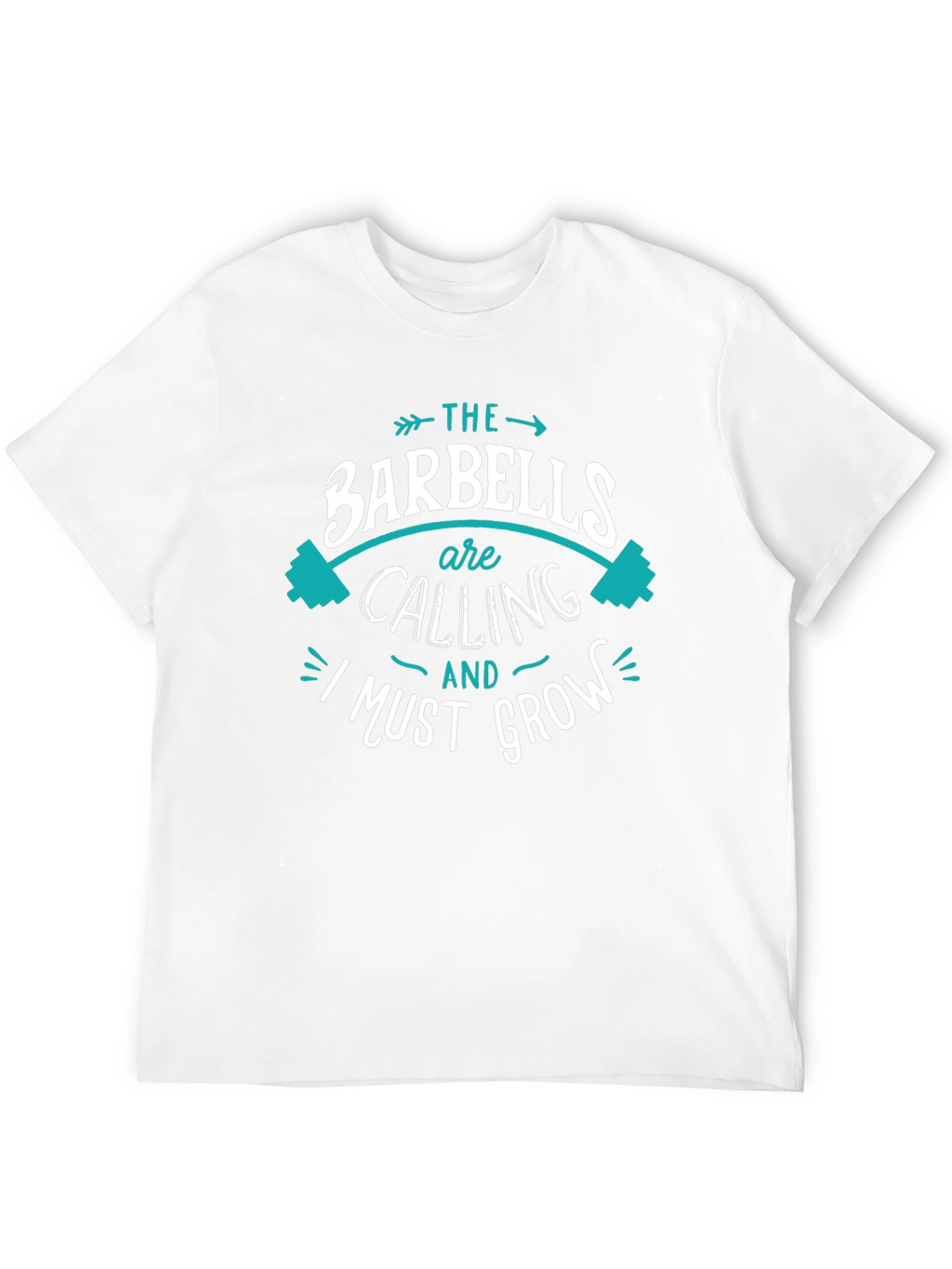 The Barbells Are Calling Mens T-Shirt