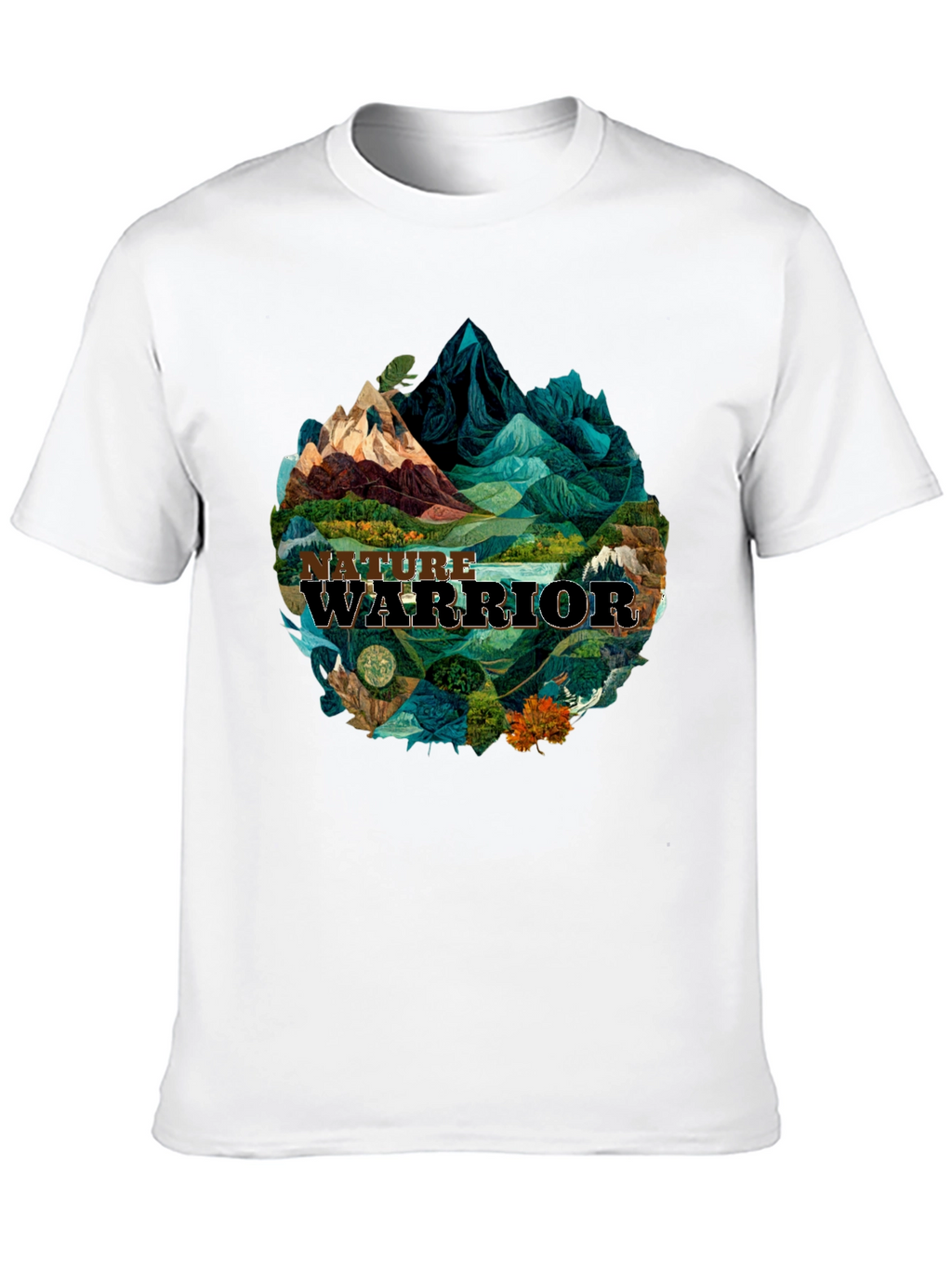 Nature Warrior Graphic Tee - Black