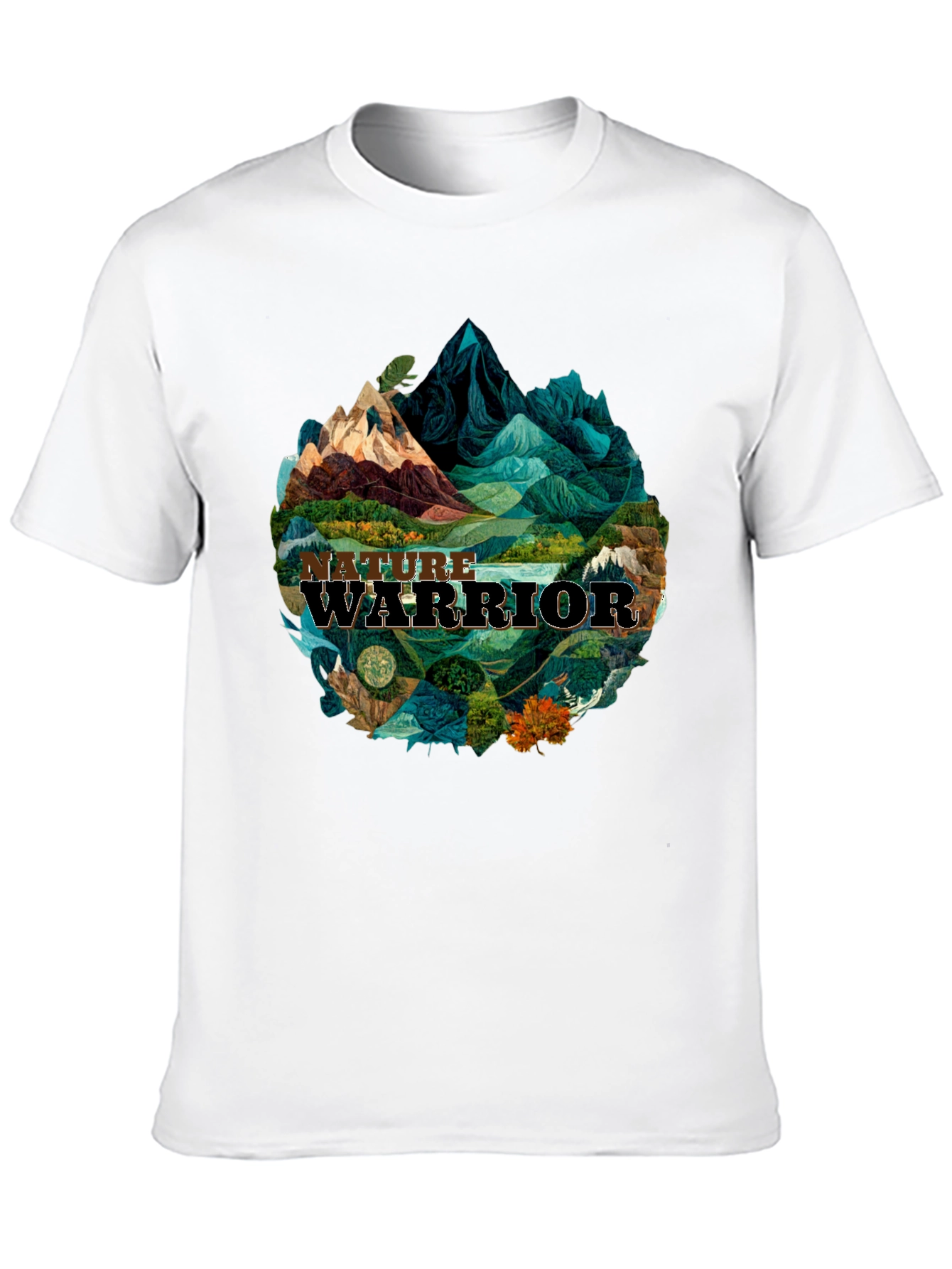 Nature Warrior Graphic Tee - Black