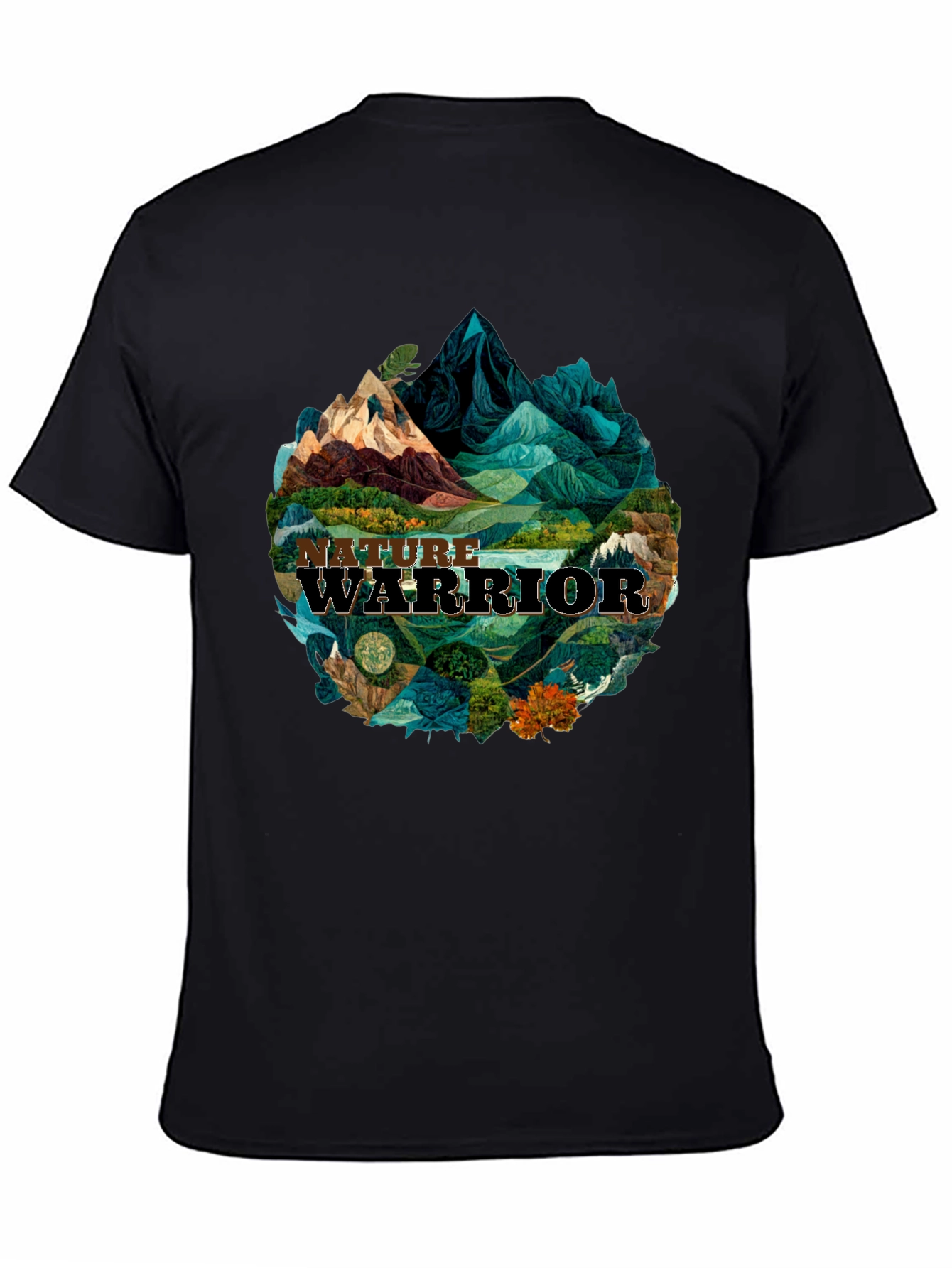 Nature Warrior Graphic Tee - Black