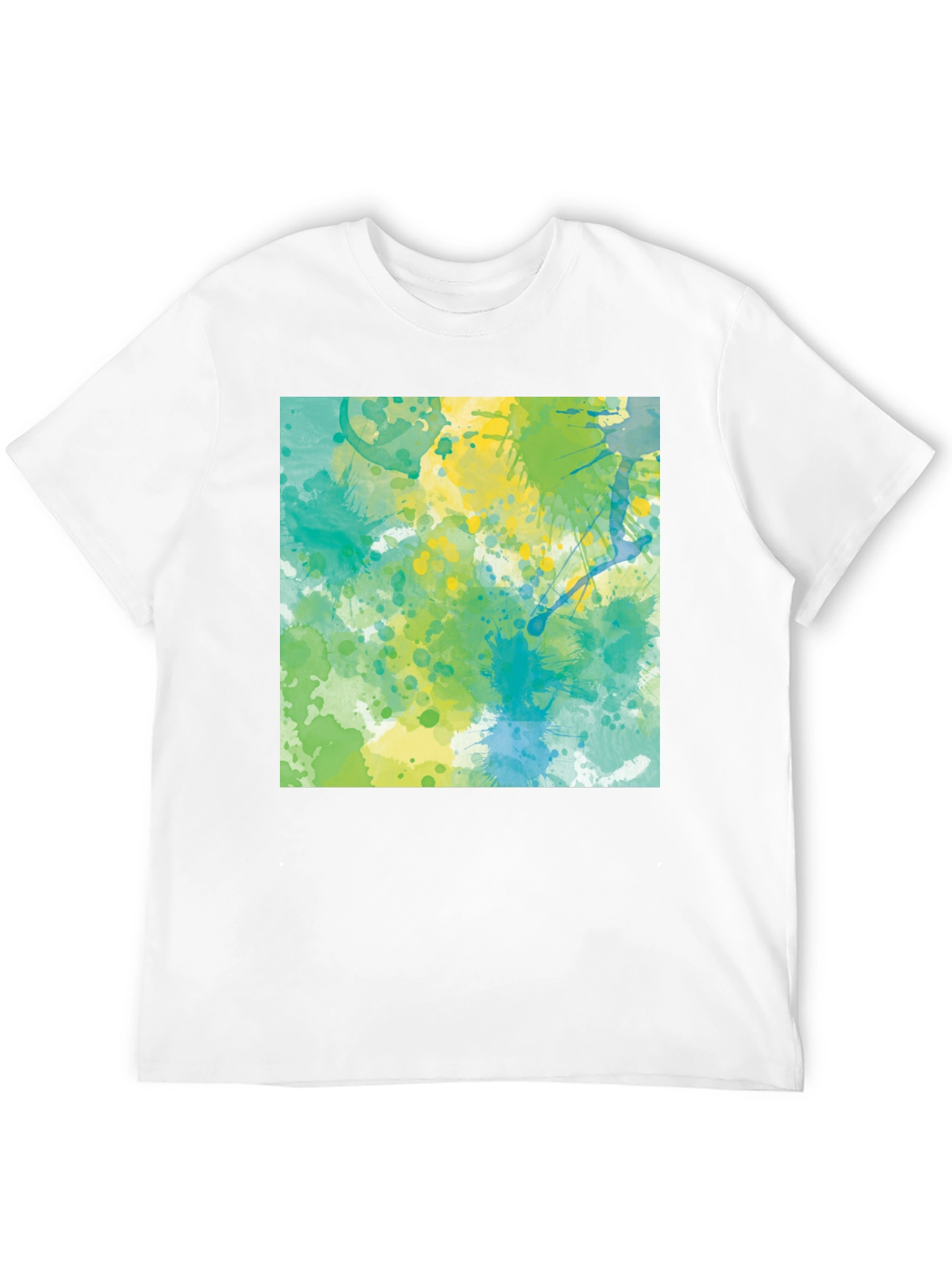 Abstract Splash Tee - Bold & Colorful Design