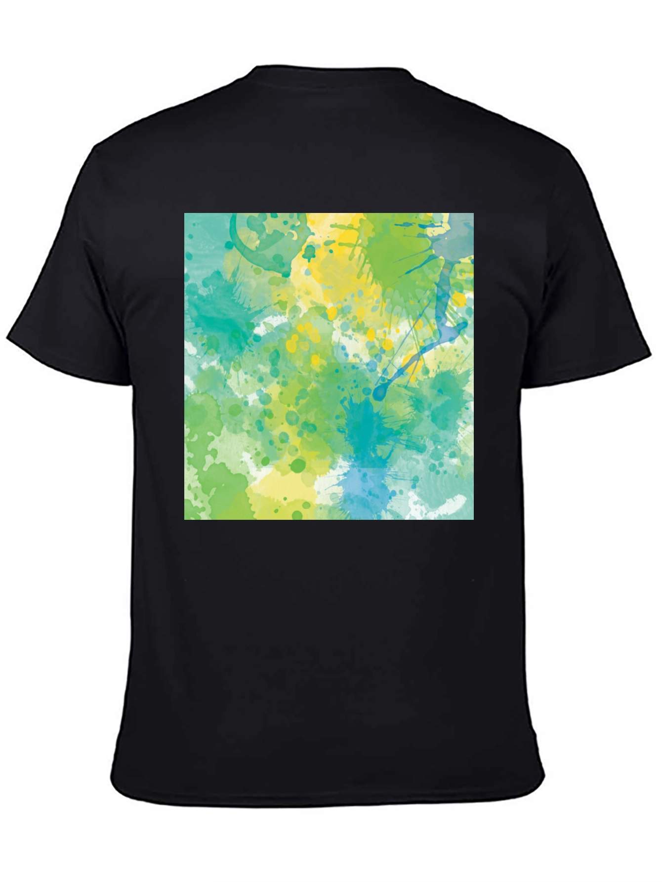 Abstract Splash Tee - Bold & Colorful Design
