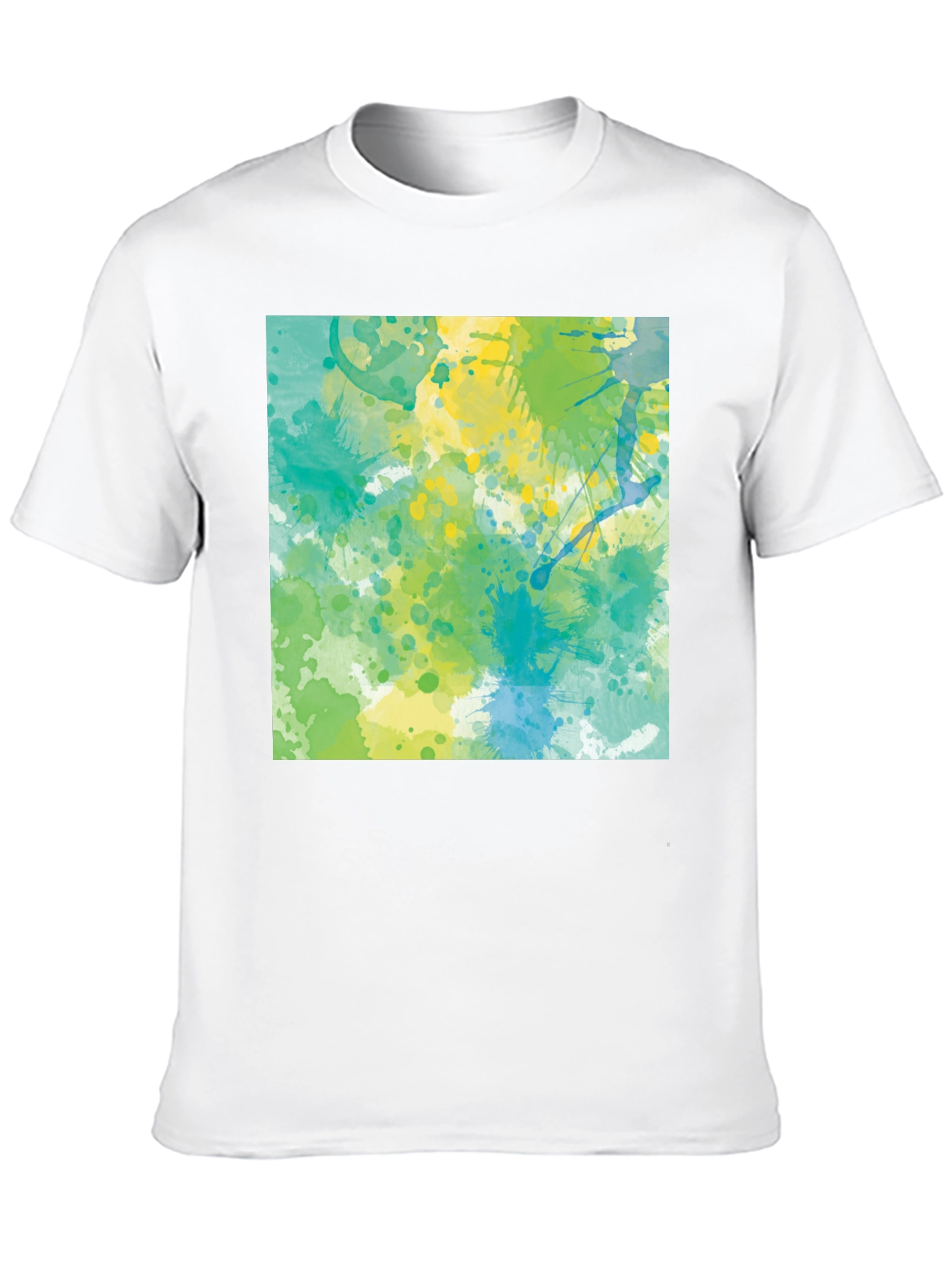 Abstract Splash Tee - Bold & Colorful Design