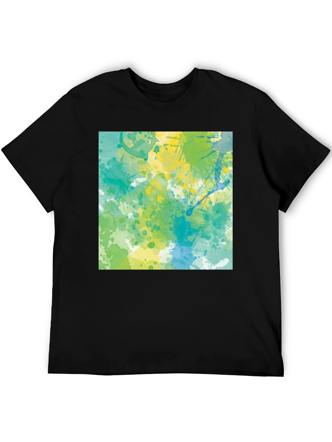 Abstract Splash Tee - Bold & Colorful Design