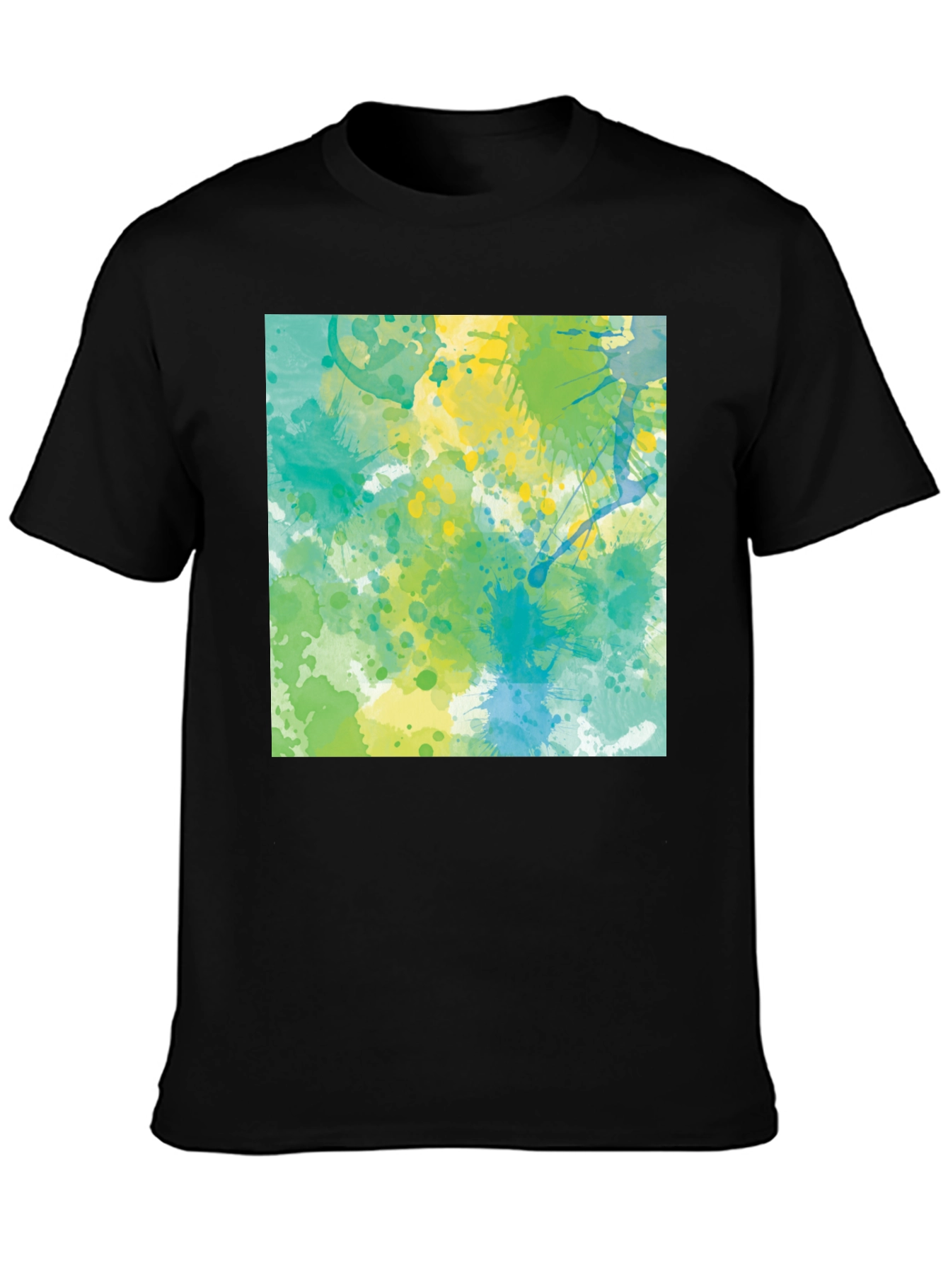 Abstract Splash Tee - Bold & Colorful Design
