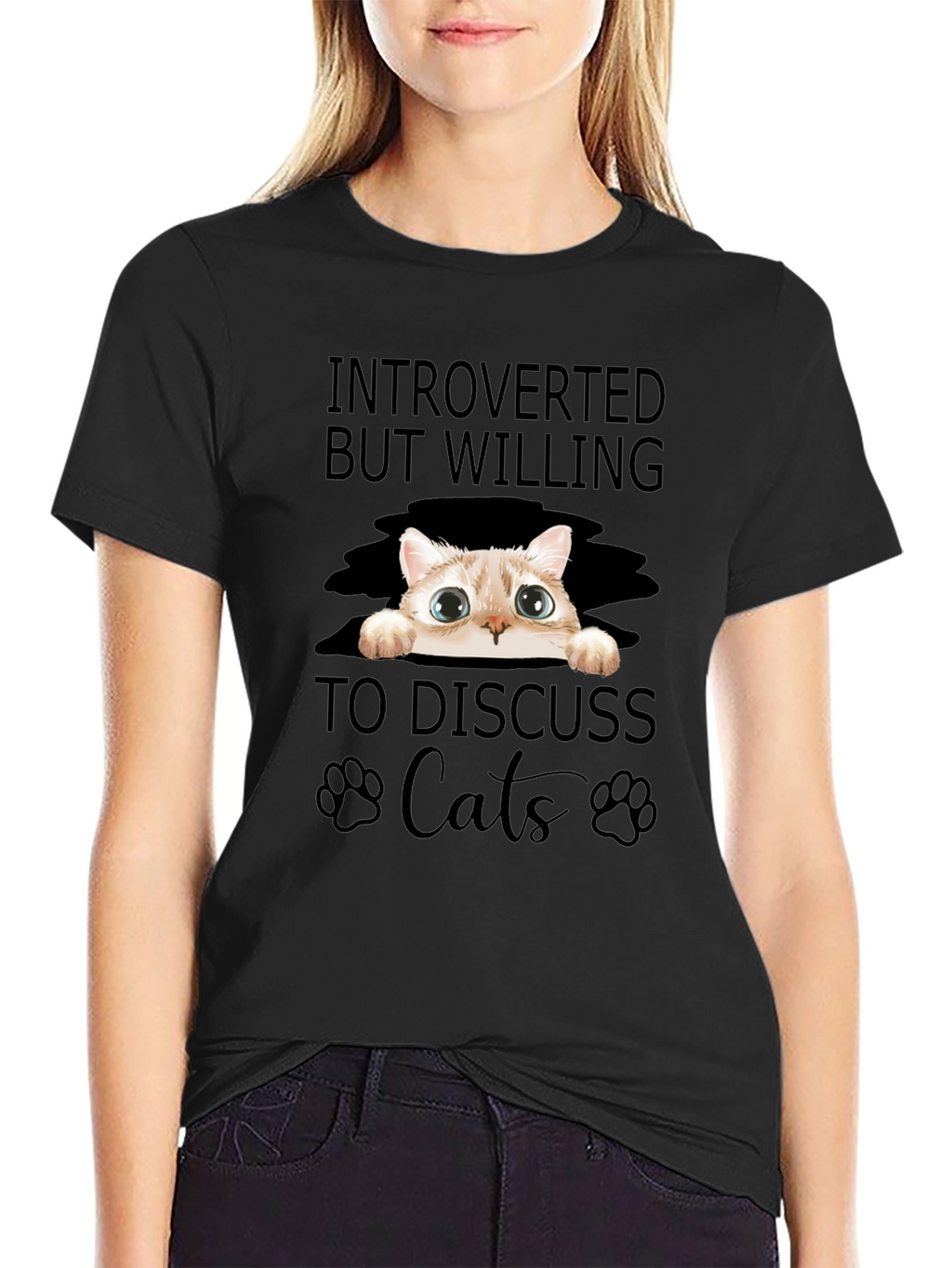 Introverted Cat Lover T-Shirt