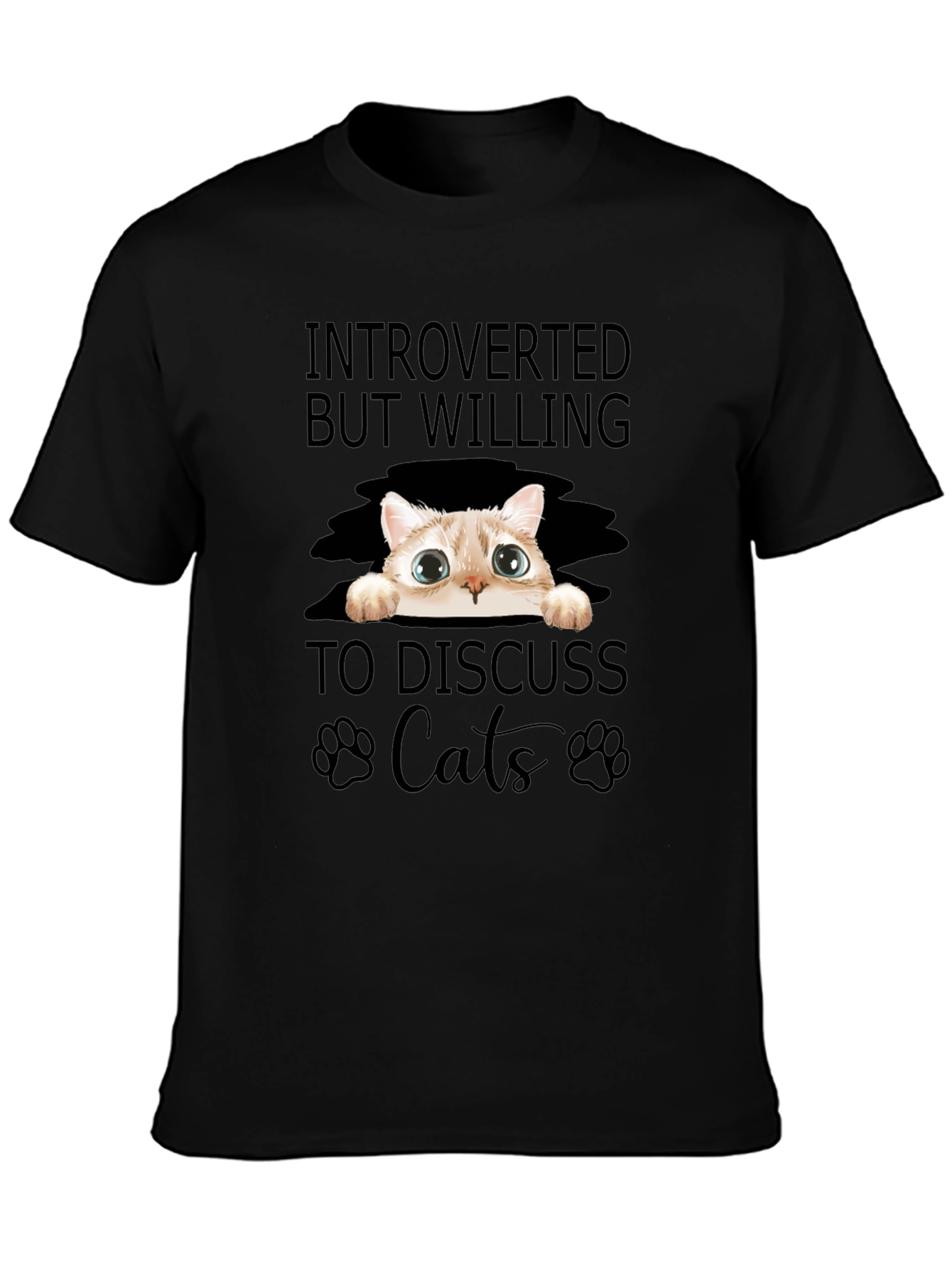 Introverted Cat Lover T-Shirt