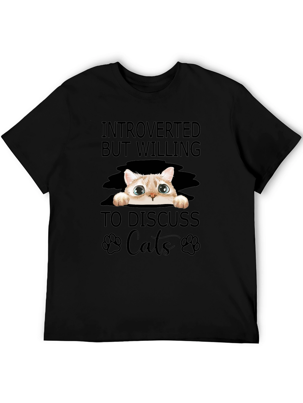 Introverted Cat Lover T-Shirt