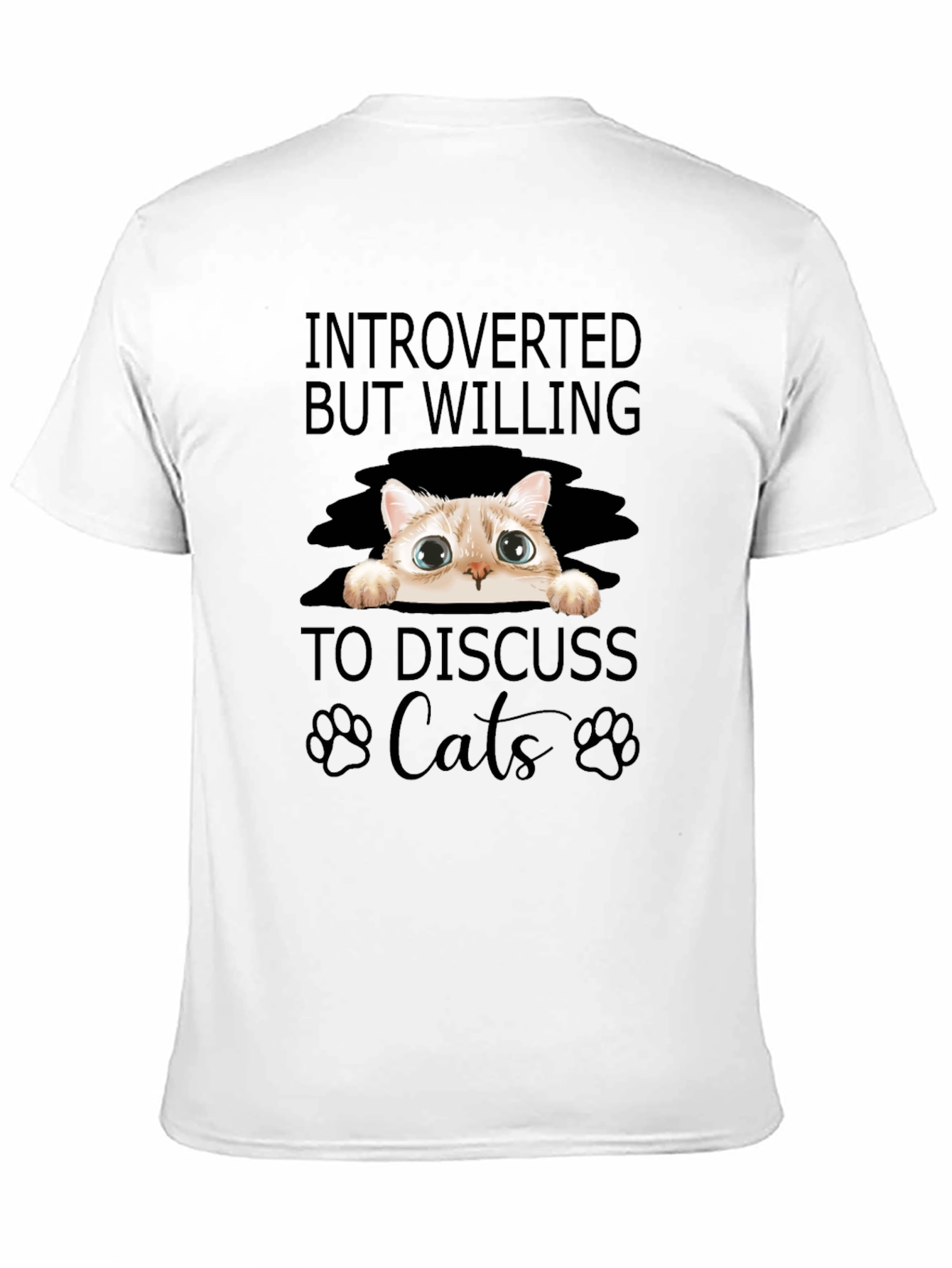 Introverted Cat Lover T-Shirt