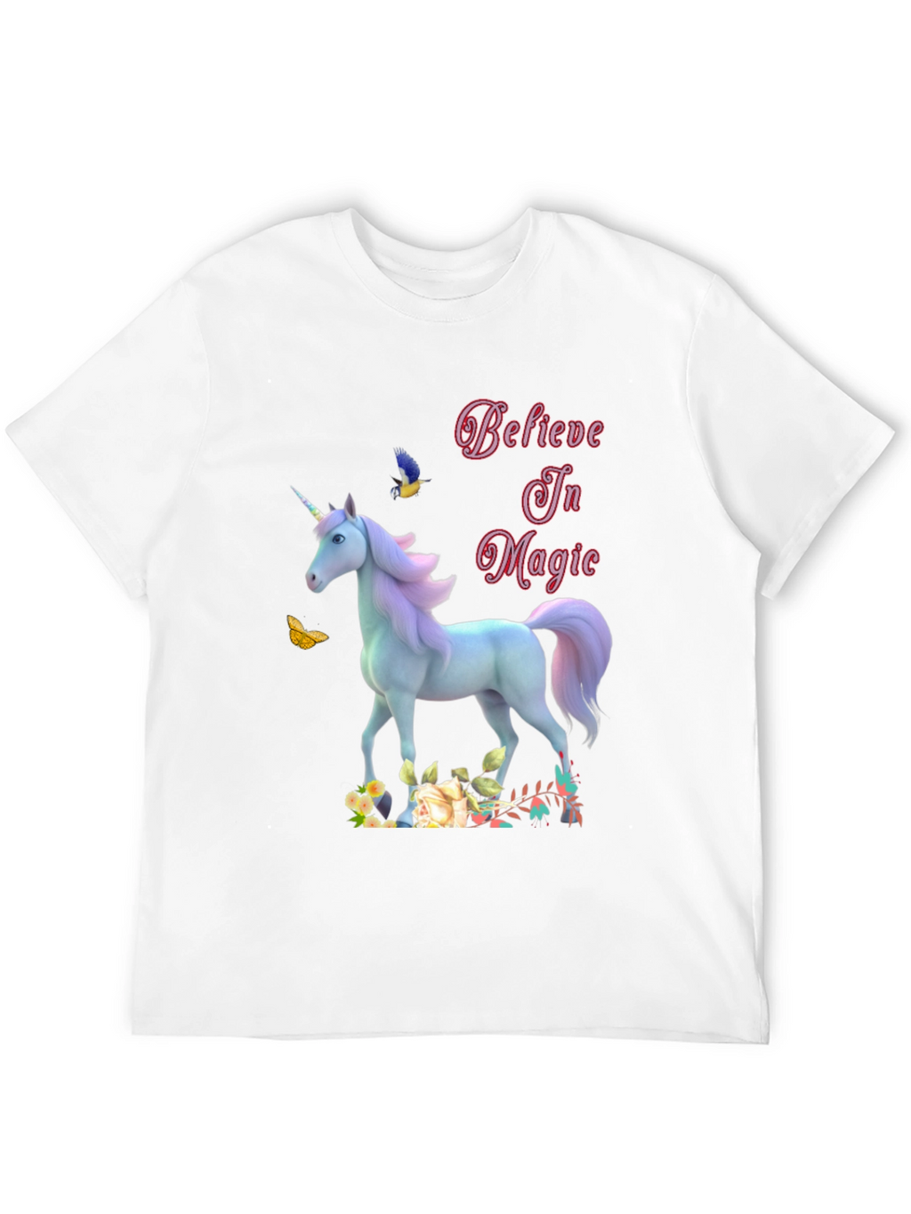Believe In Magic Unicorn Graphic Tee
