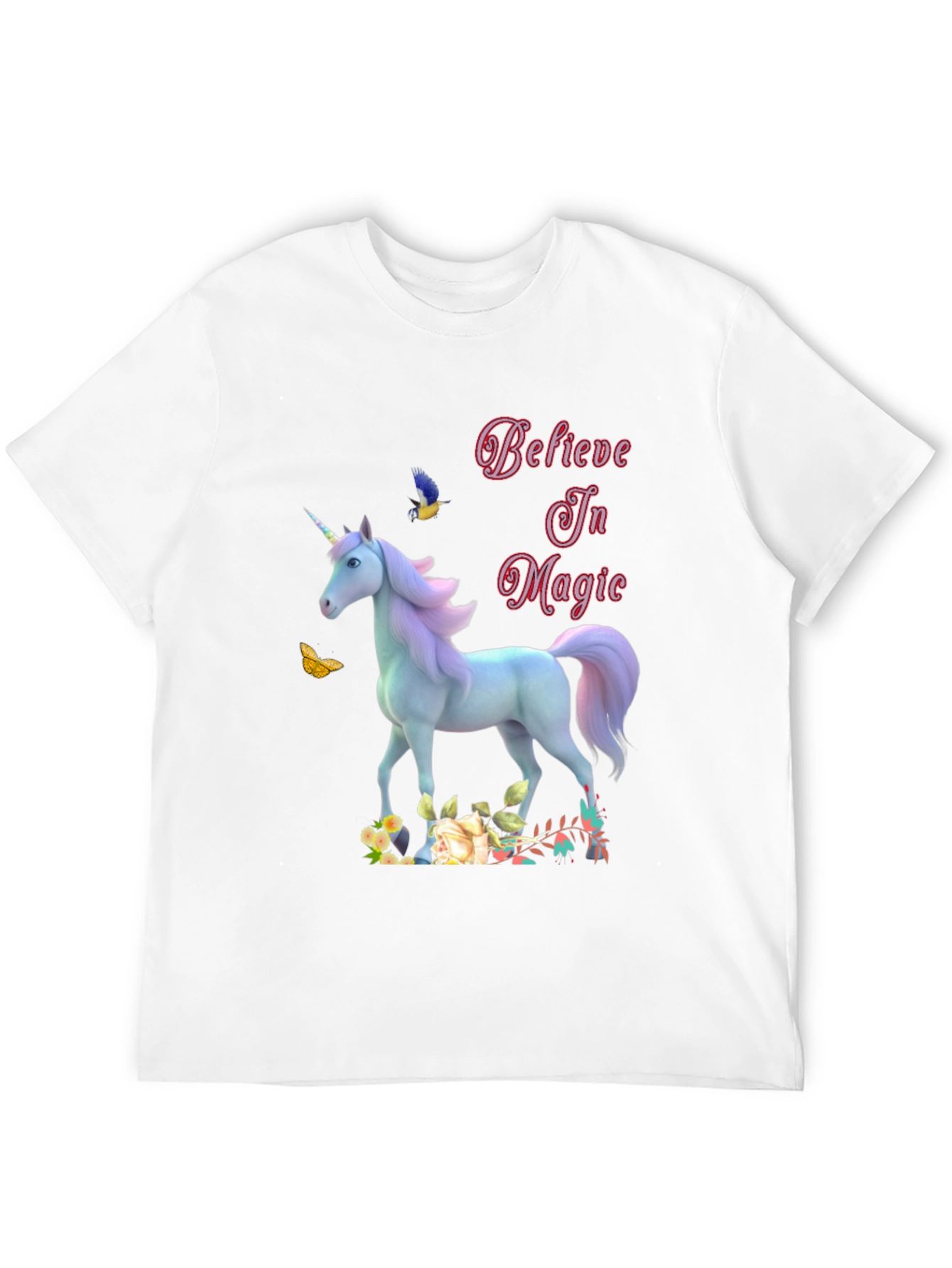 Believe In Magic Unicorn Graphic Tee