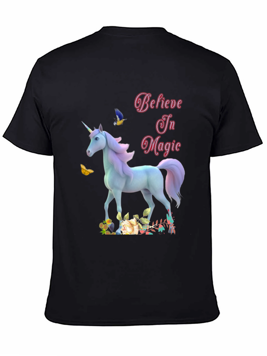 Believe In Magic Unicorn Graphic Tee