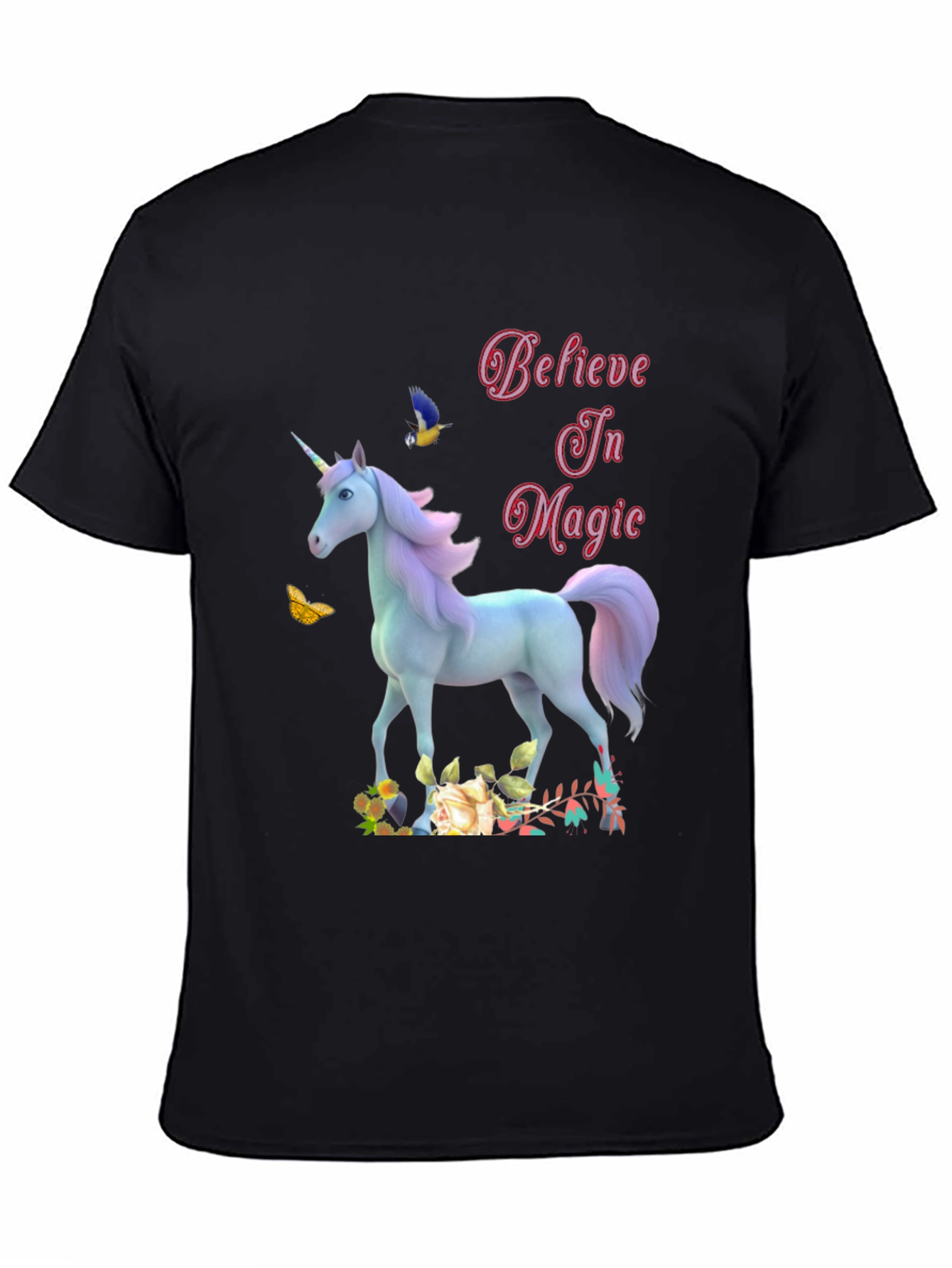 Believe In Magic Unicorn Graphic Tee