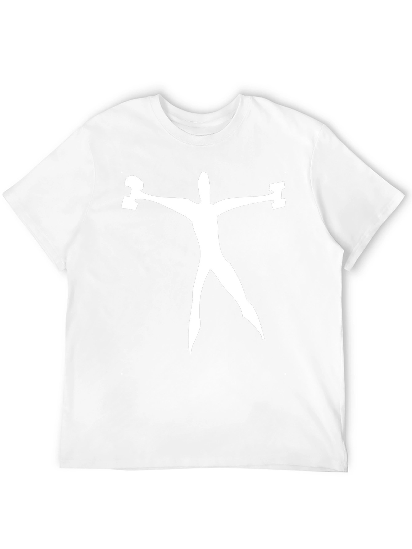 Weightlifting Man Graphic Tee - Black