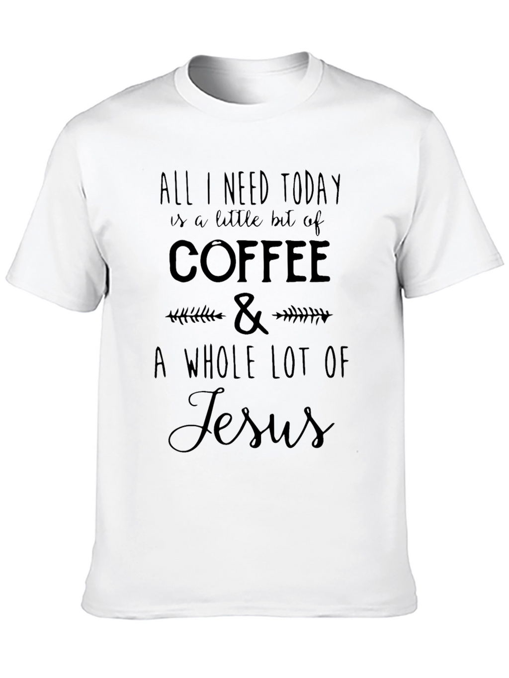 Coffee & Jesus Graphic Tee | Christian T-Shirt
