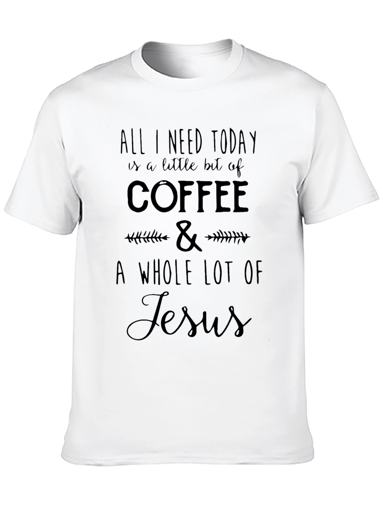 Coffee & Jesus Graphic Tee | Christian T-Shirt