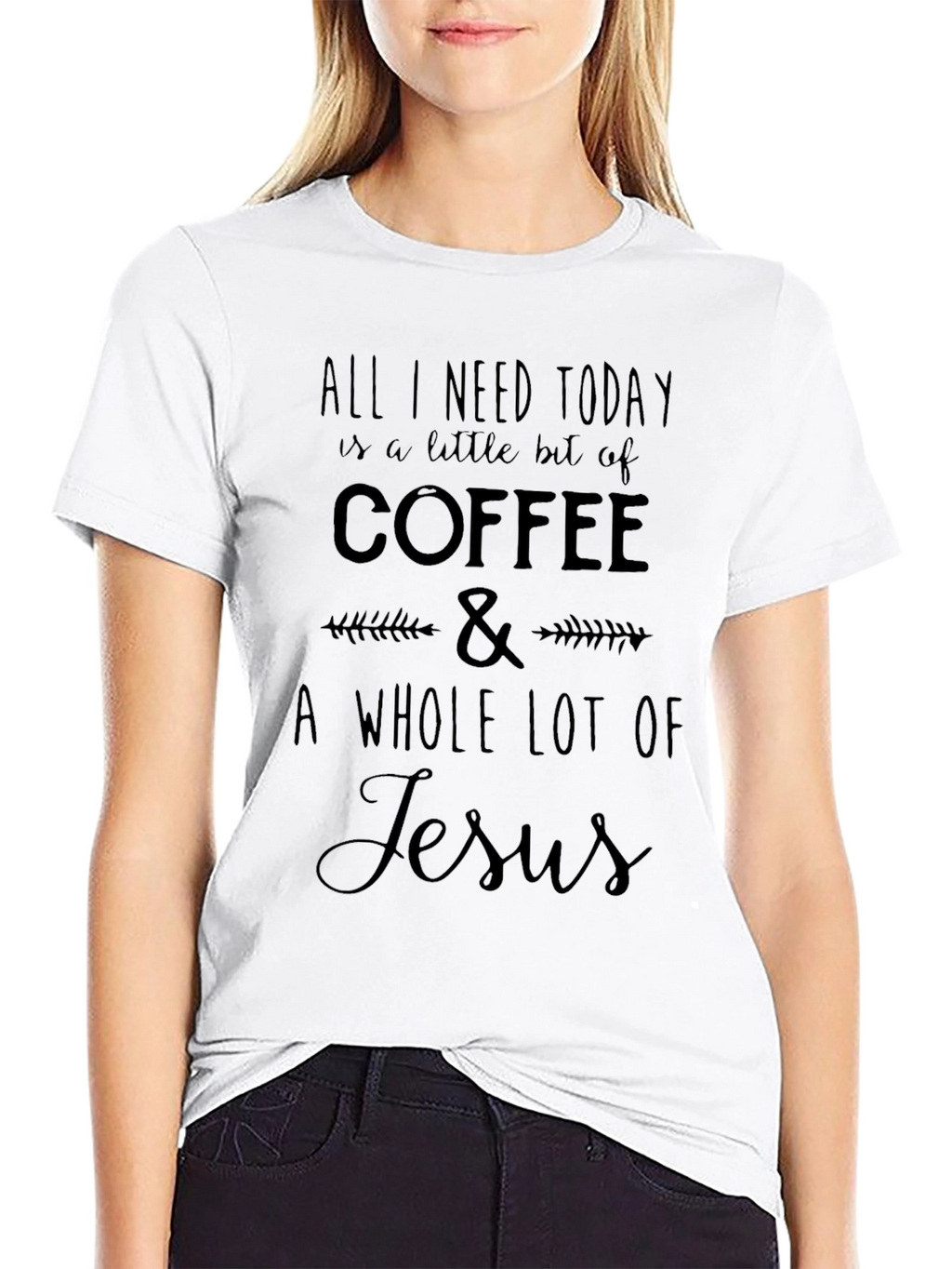 Coffee & Jesus Graphic Tee | Christian T-Shirt
