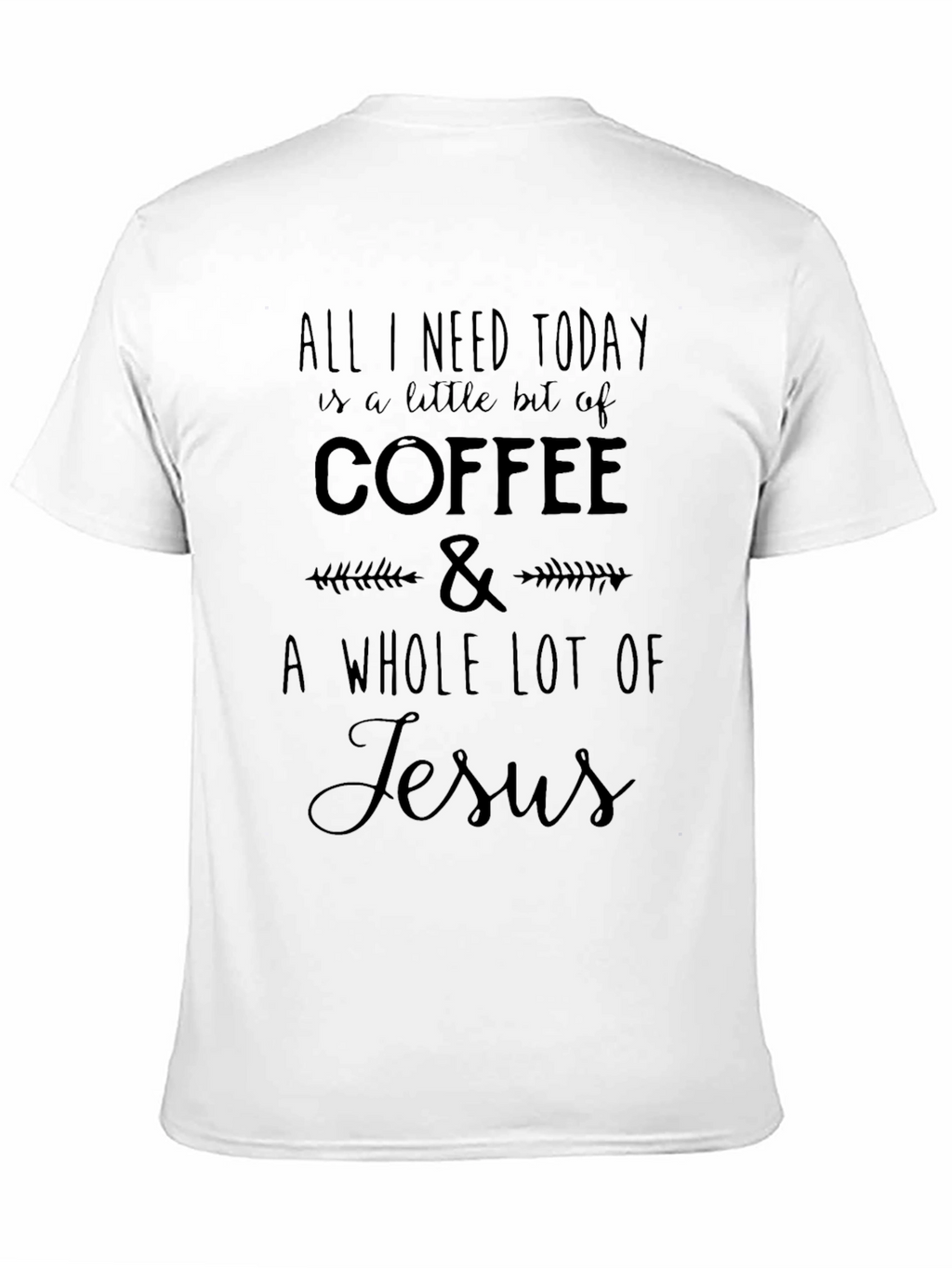 Coffee & Jesus Graphic Tee | Christian T-Shirt
