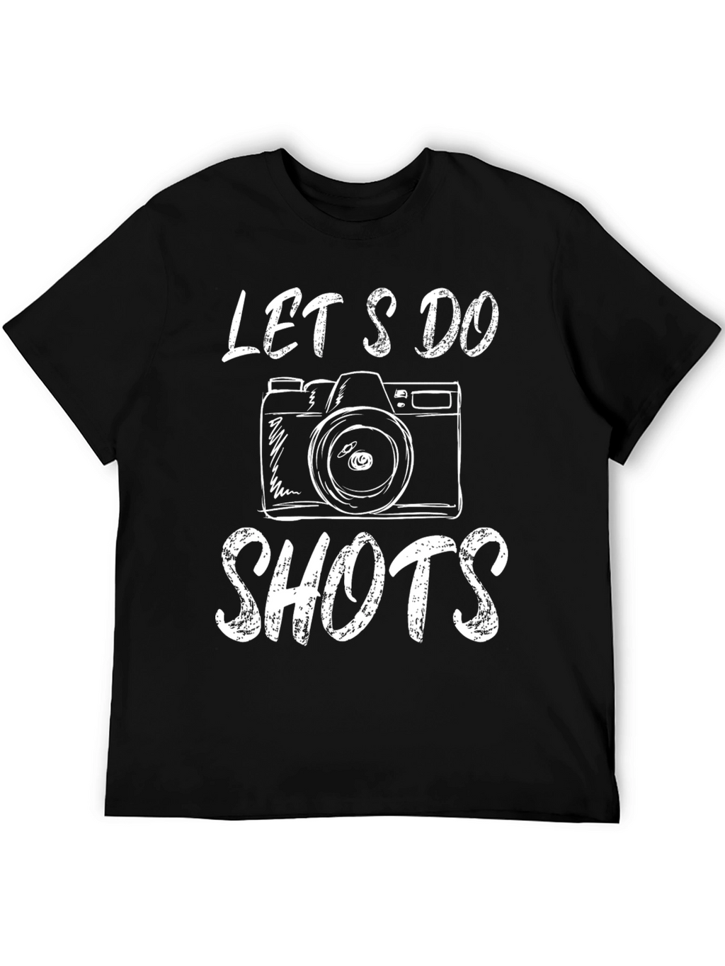 Lets Do Shots Camera Graphic T-Shirt