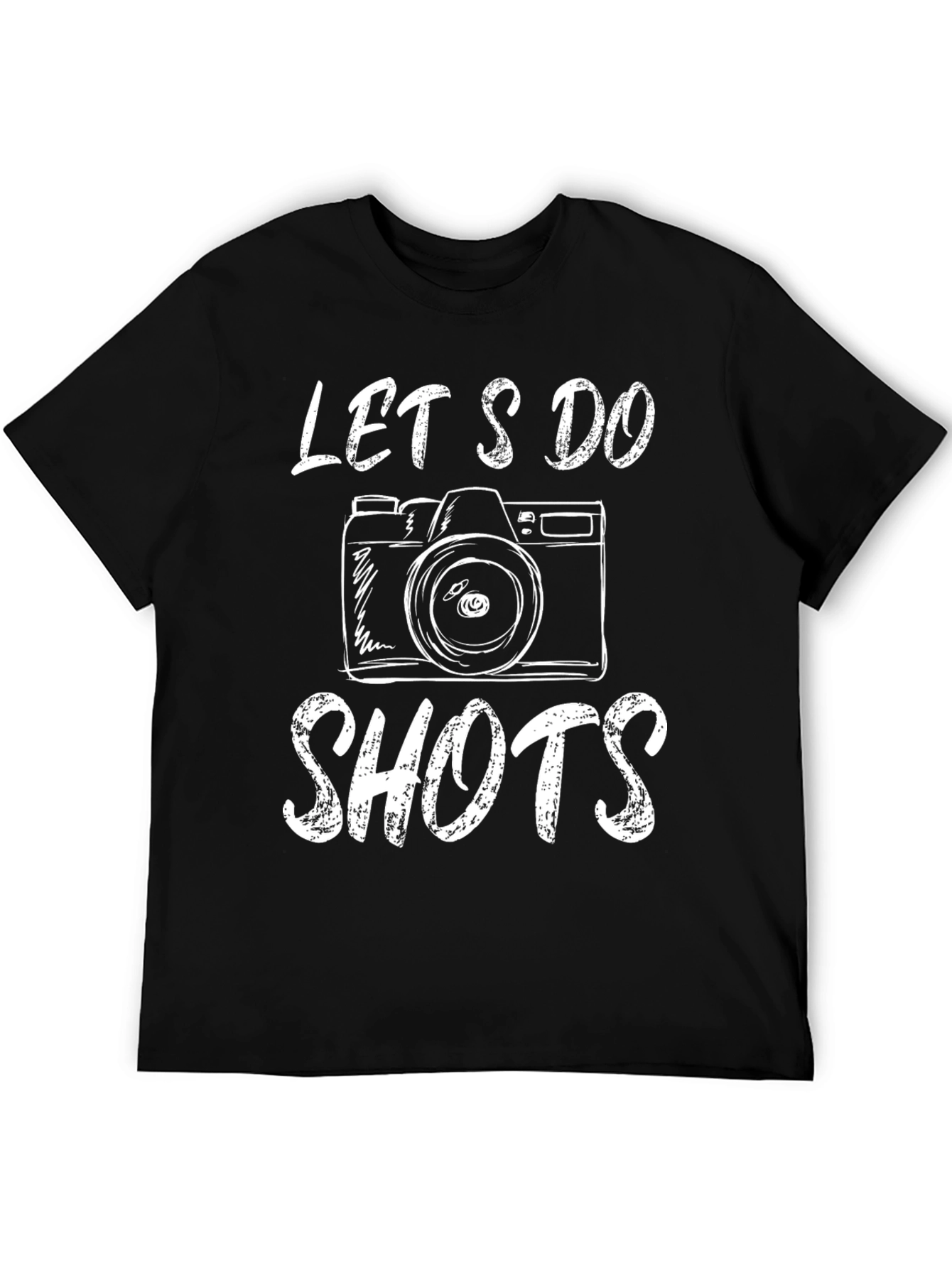 Lets Do Shots Camera Graphic T-Shirt