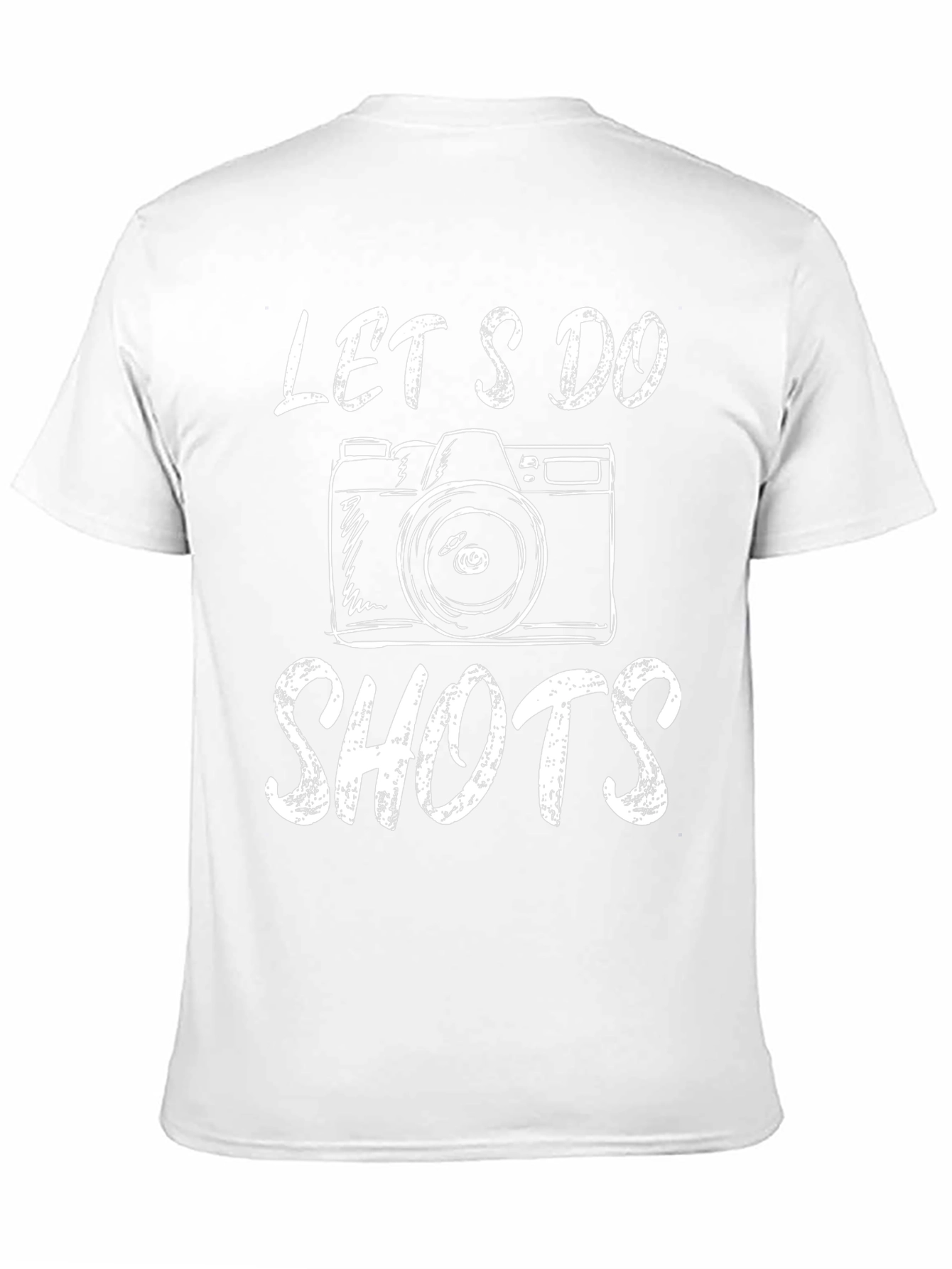 Lets Do Shots Camera Graphic T-Shirt
