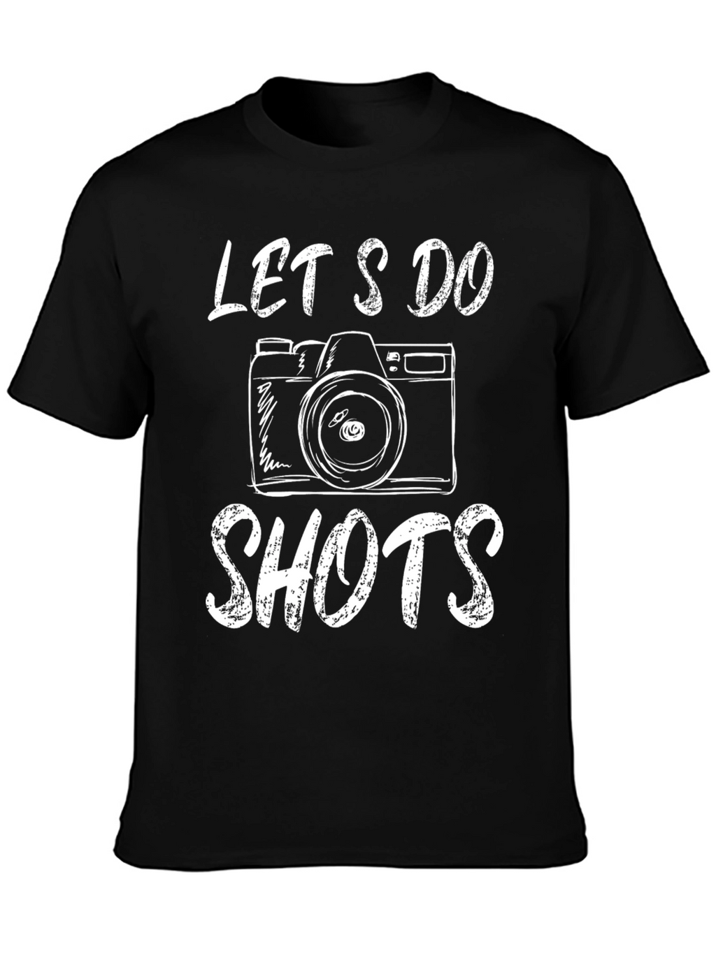 Lets Do Shots Camera Graphic T-Shirt