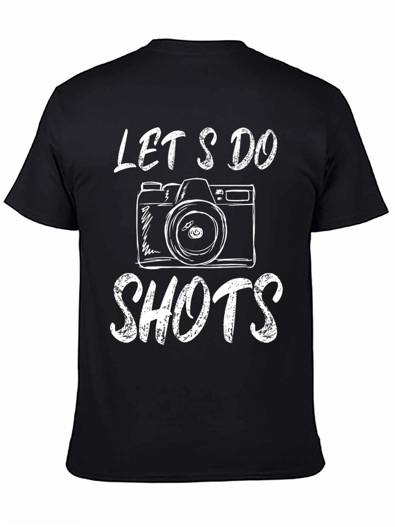 Lets Do Shots Camera Graphic T-Shirt