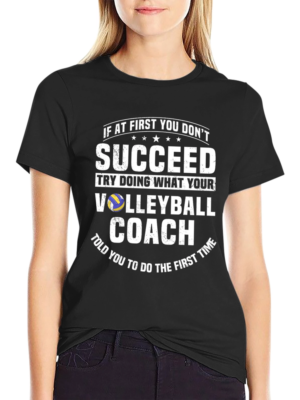 Volleyball Coach T-Shirt - Funny Team Sports Tee