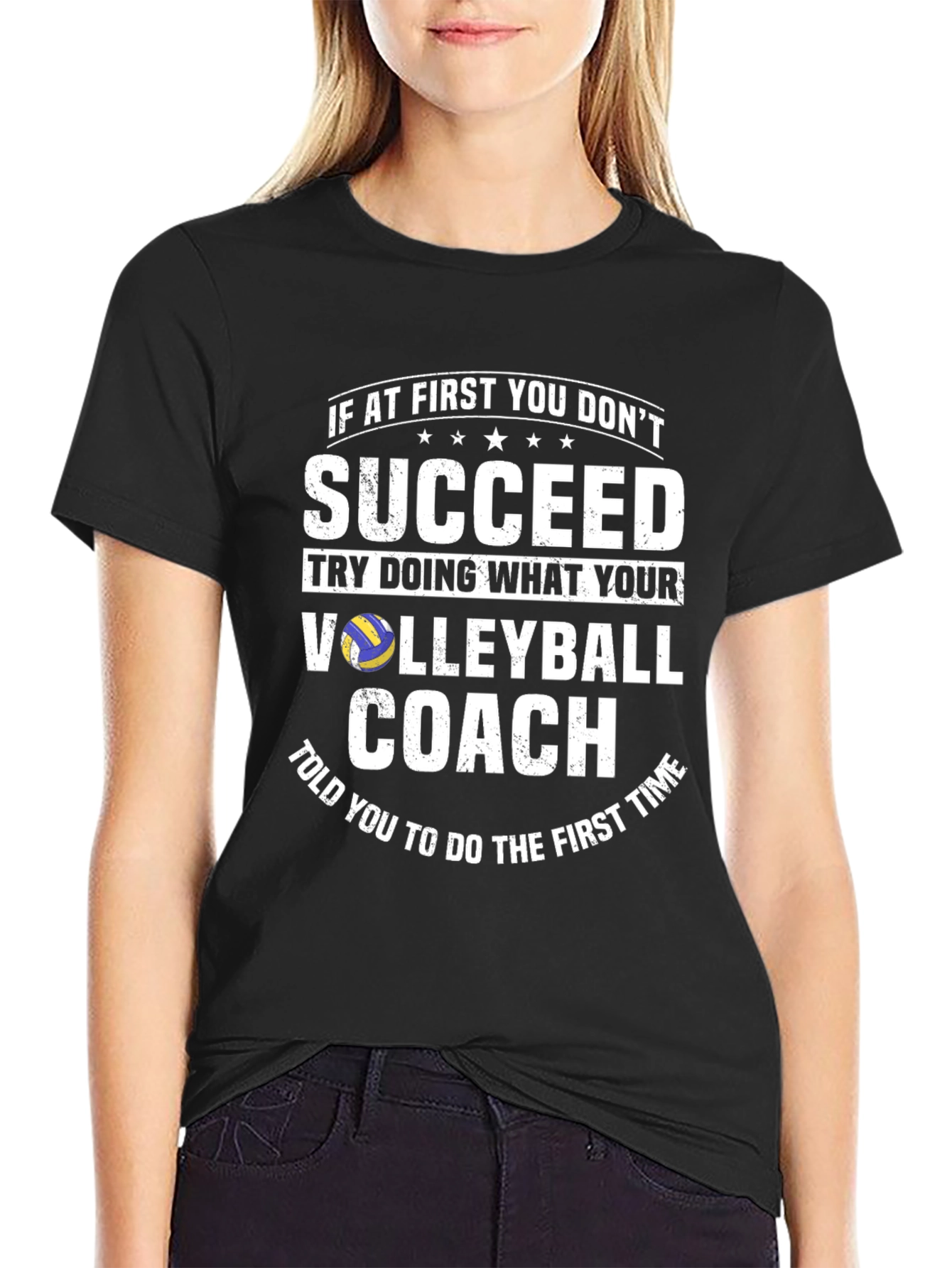 Volleyball Coach T-Shirt - Funny Team Sports Tee