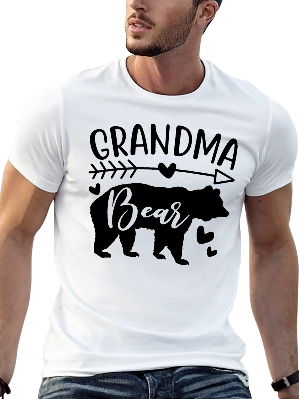 Grandma Bear T-Shirt - Cute Graphic Tee
