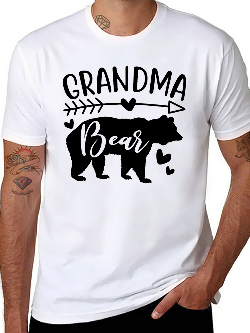 Grandma Bear T-Shirt - Cute Graphic Tee