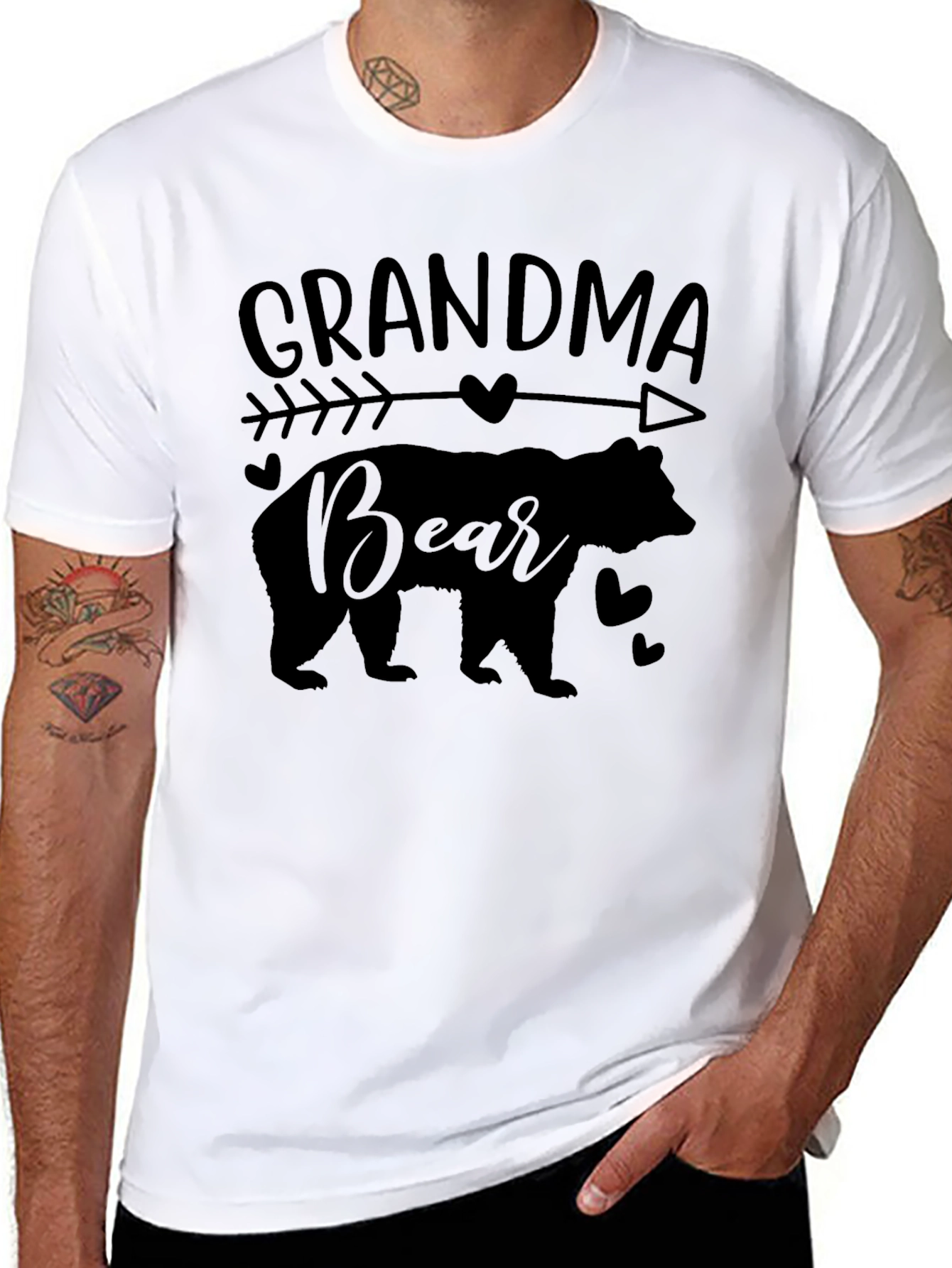 Grandma Bear T-Shirt - Cute Graphic Tee