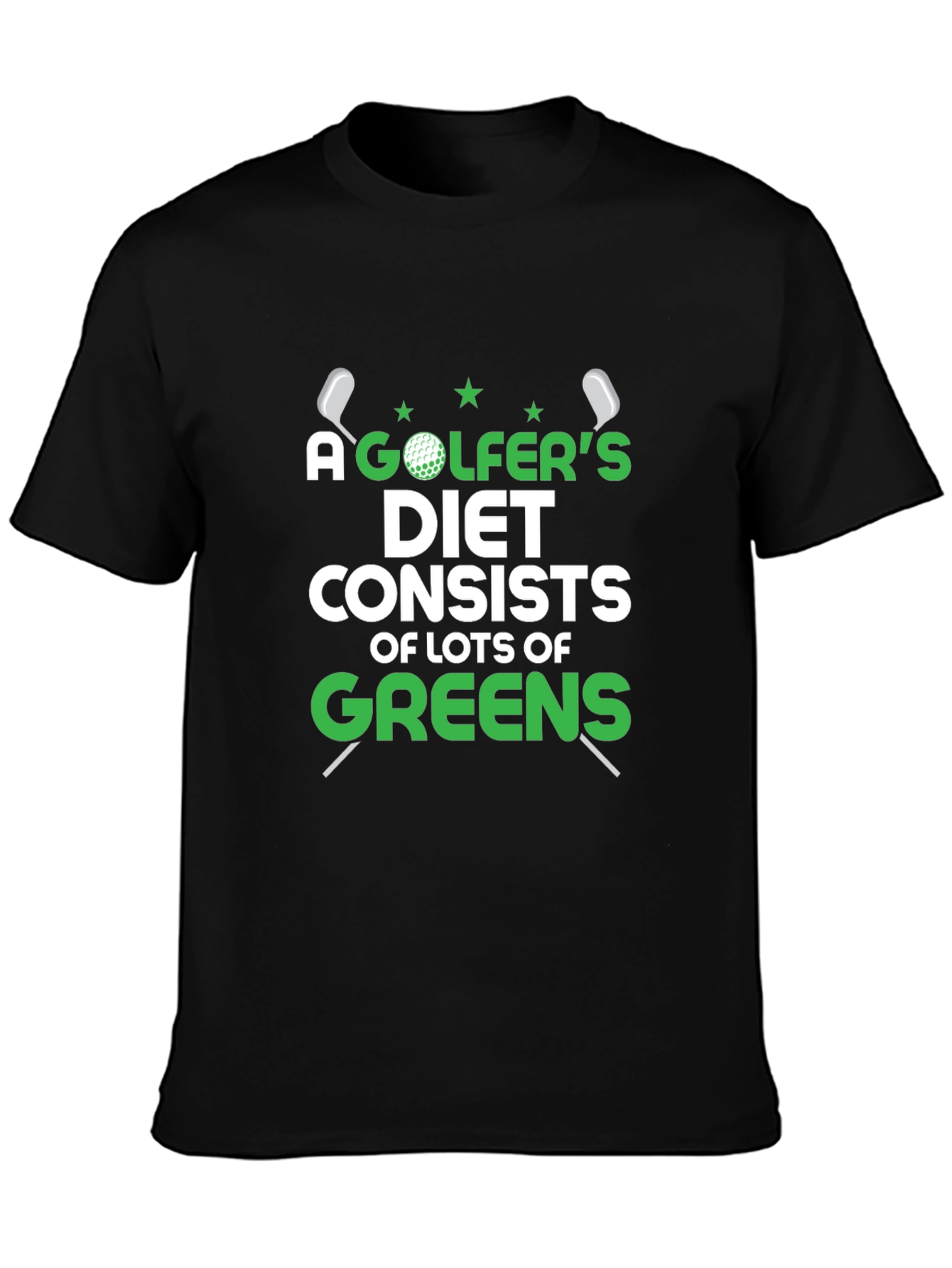 Golfers Diet T-Shirt - Funny Golf Tee